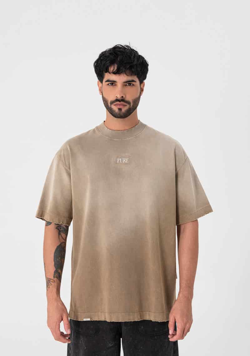 Heraldic brown shield T-shirt - miniatura 2