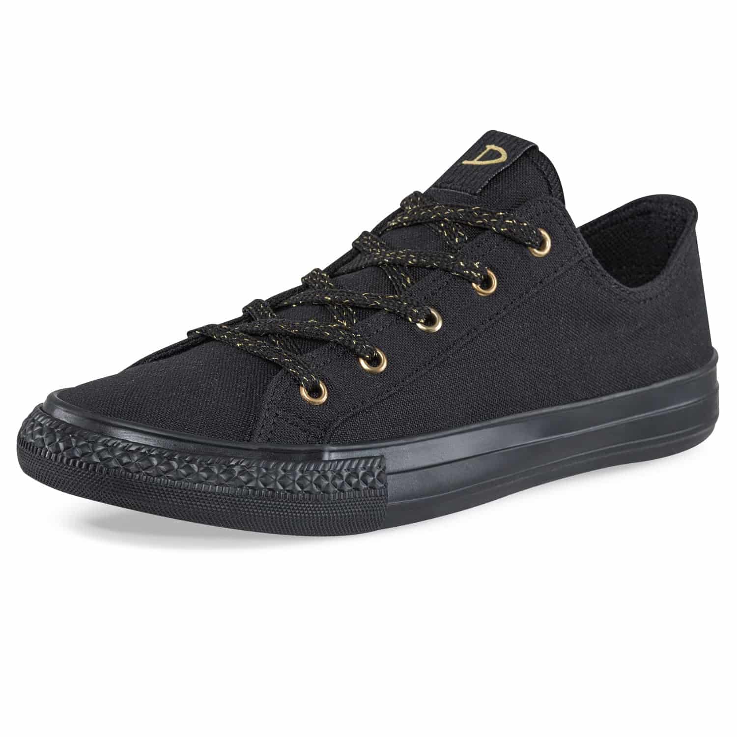 Tenis Casuales School Cake Negro-Negro Croydon para Mujer - miniatura 2