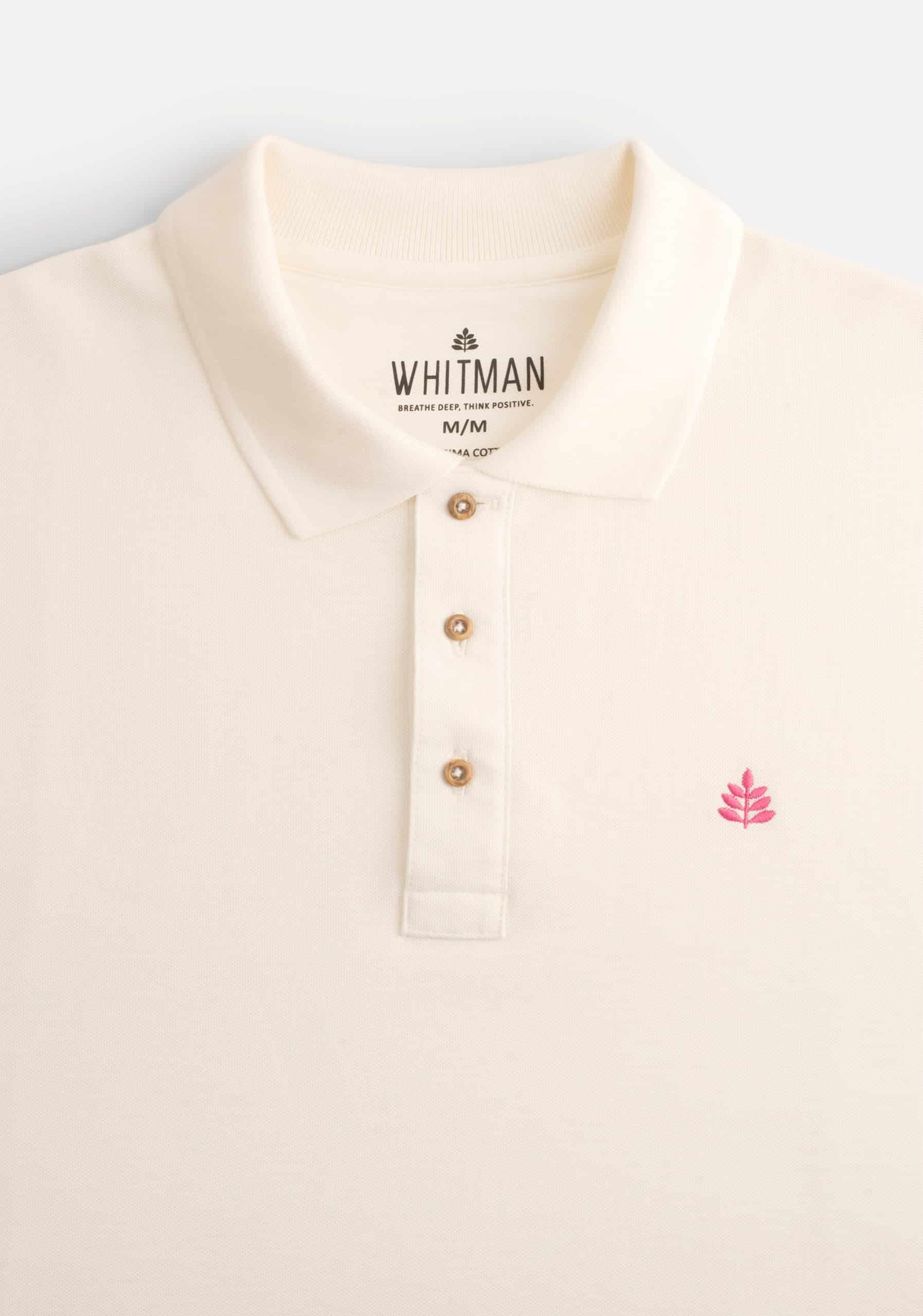 Camiseta Polo H Unicolor L-Fuc Marfil. - miniatura 2
