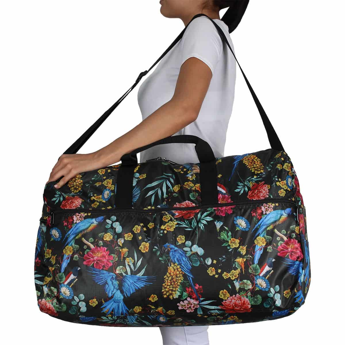 Maleta XL ULTRA Plegable Estampado Azulejos Citybags Multicolor - miniatura 5