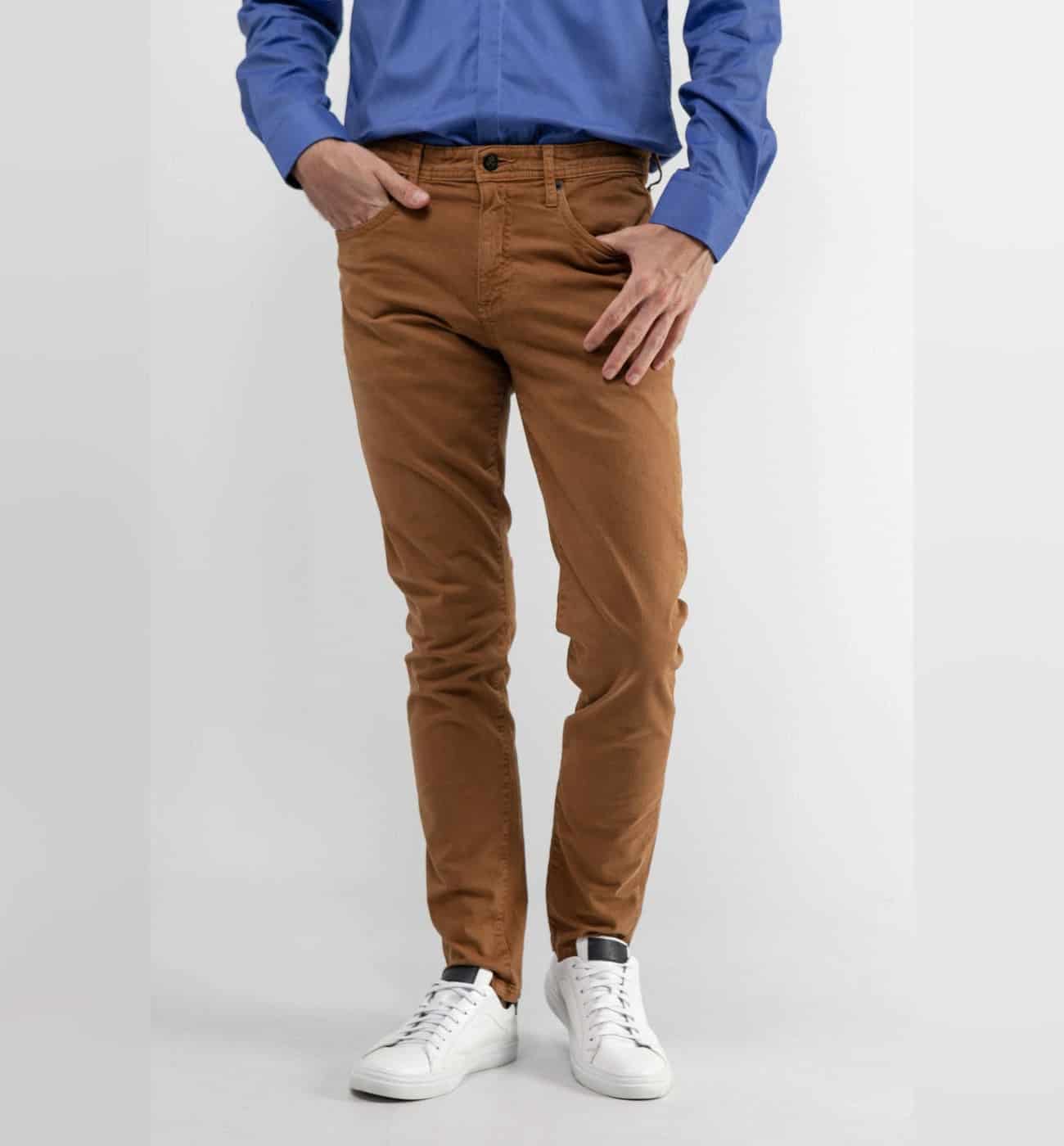 Pantalon Slim Camel - miniatura 1