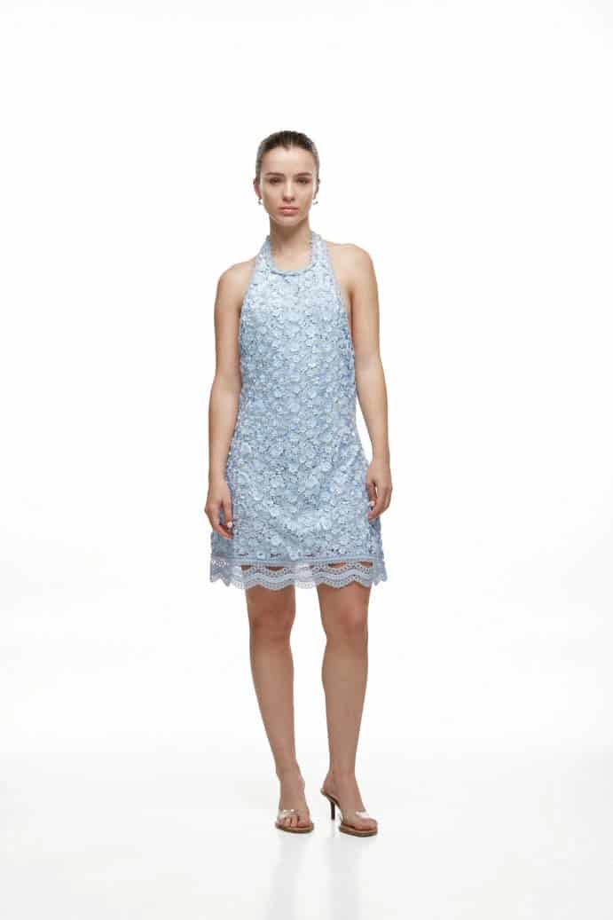 MEDIANOCHE MINI DRESS BLUE - miniatura 2
