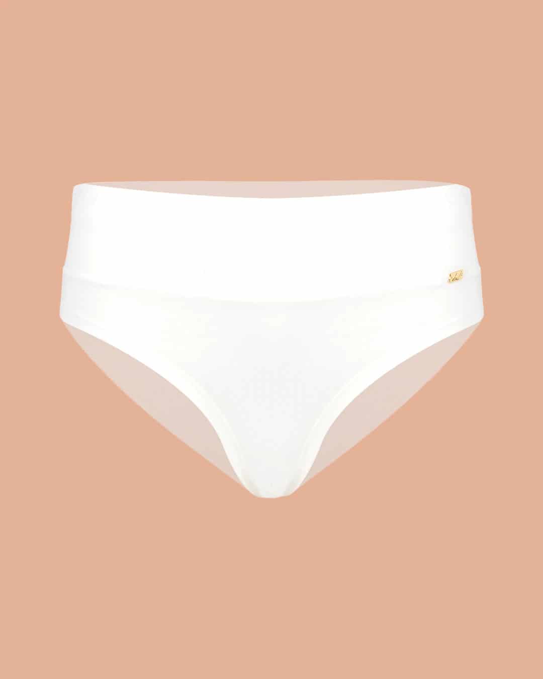Panty tiro alto en algodón - EVERYDAY MARFIL - miniatura 1