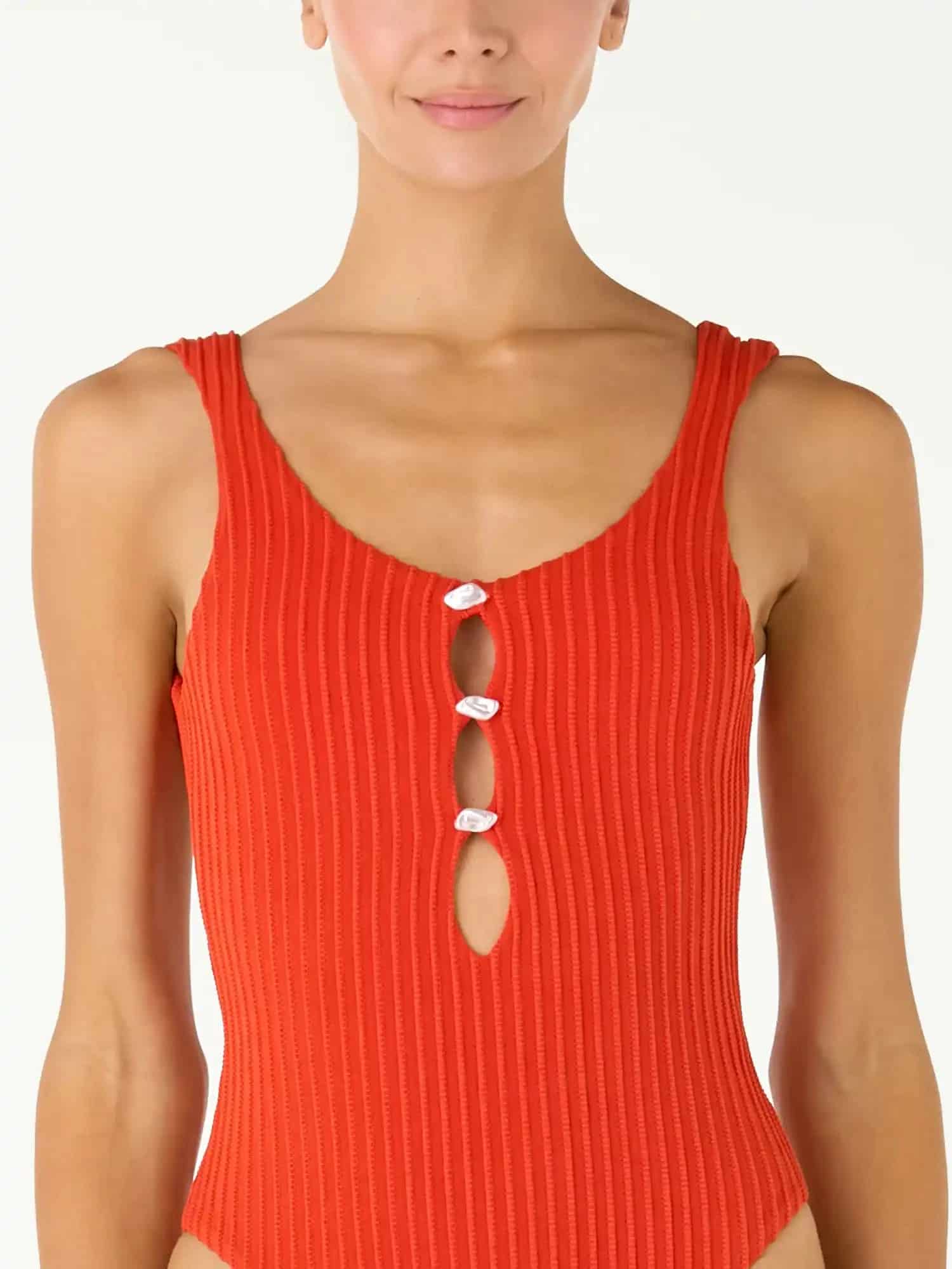 Vestido de Baño Entero Paloma Shell Red - miniatura 2