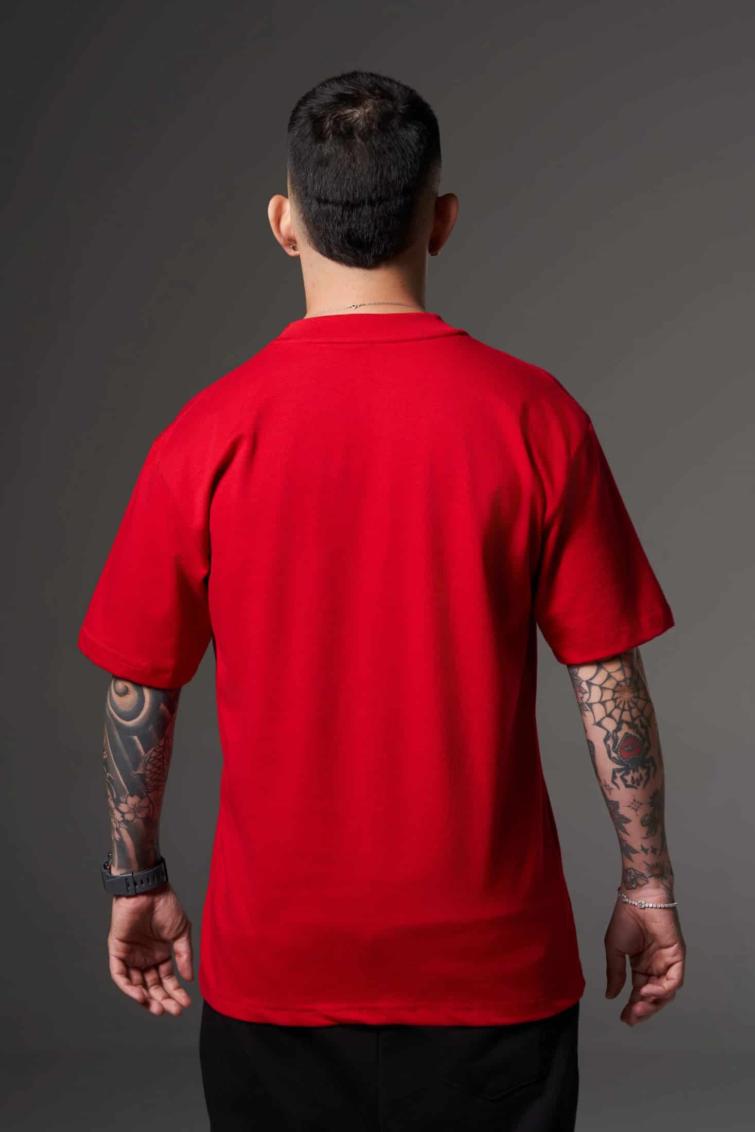 BLANK ROJO  250 GSM 100% ALGODON - miniatura 3