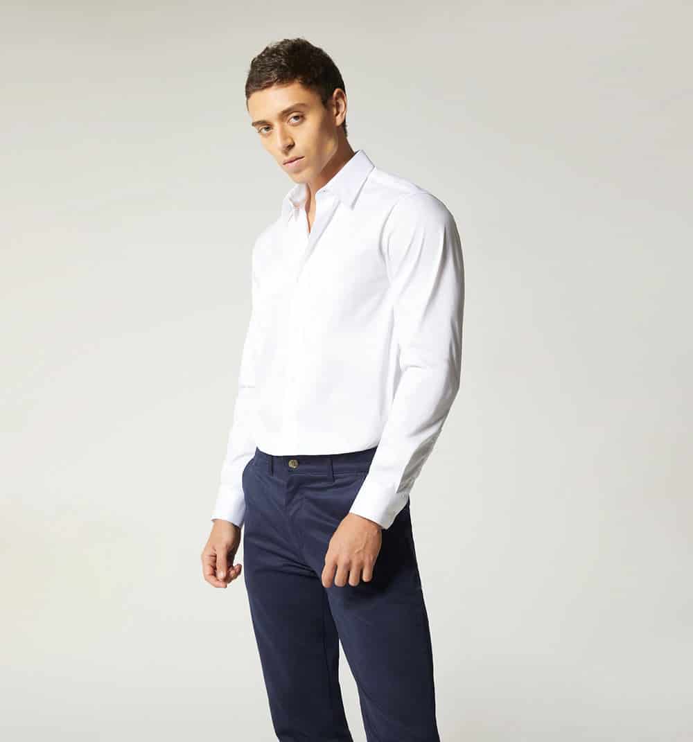 Camisa para hombre básica regular fit m/l - miniatura 6