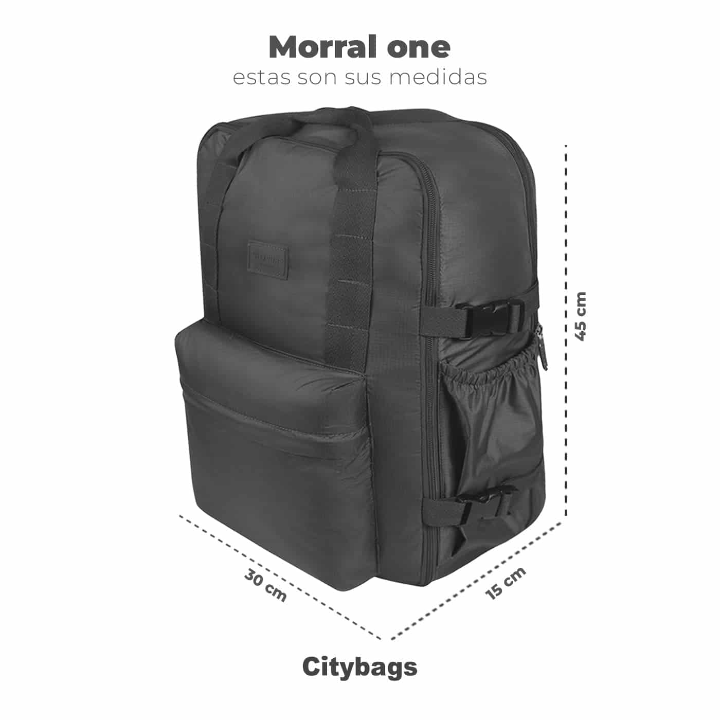 Morral One Citybags Light Rosado Pastel - miniatura 9