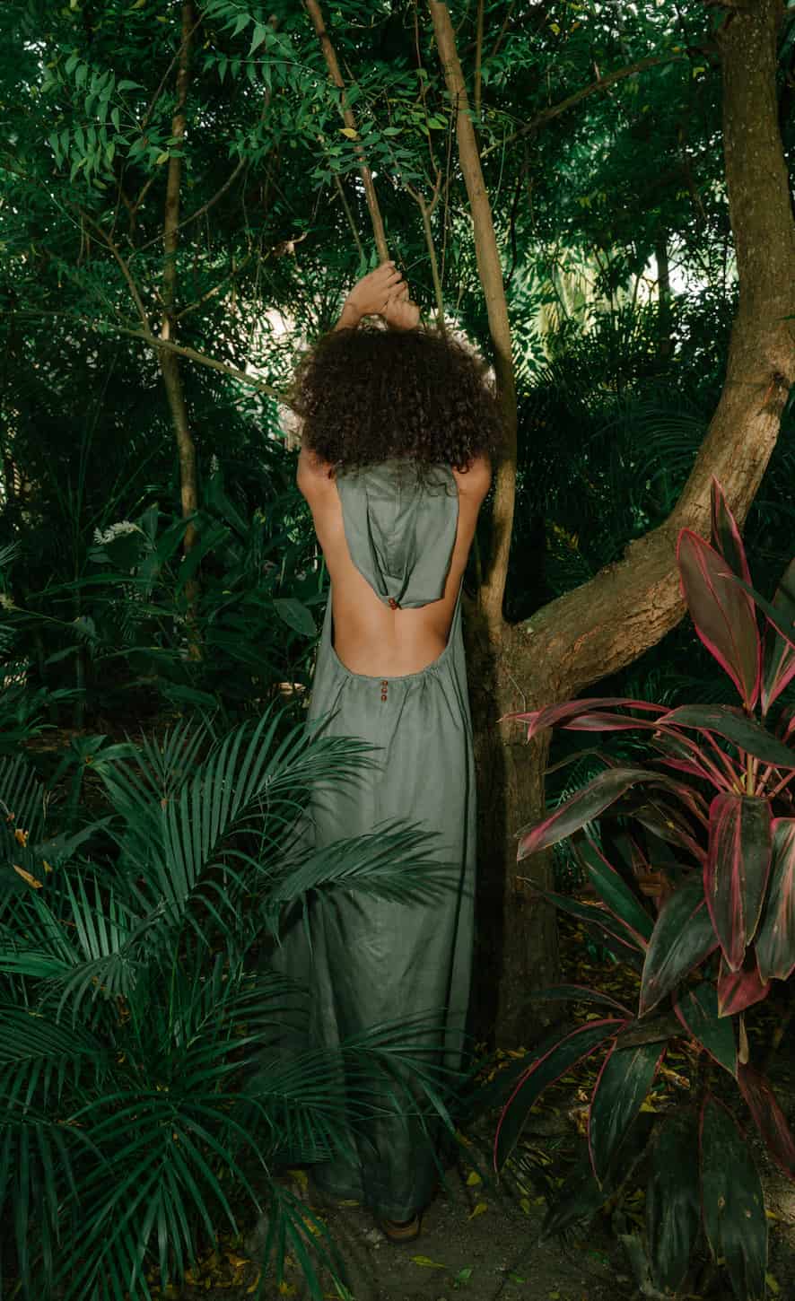 Dakar Hooded Open Back Dress - miniatura 2