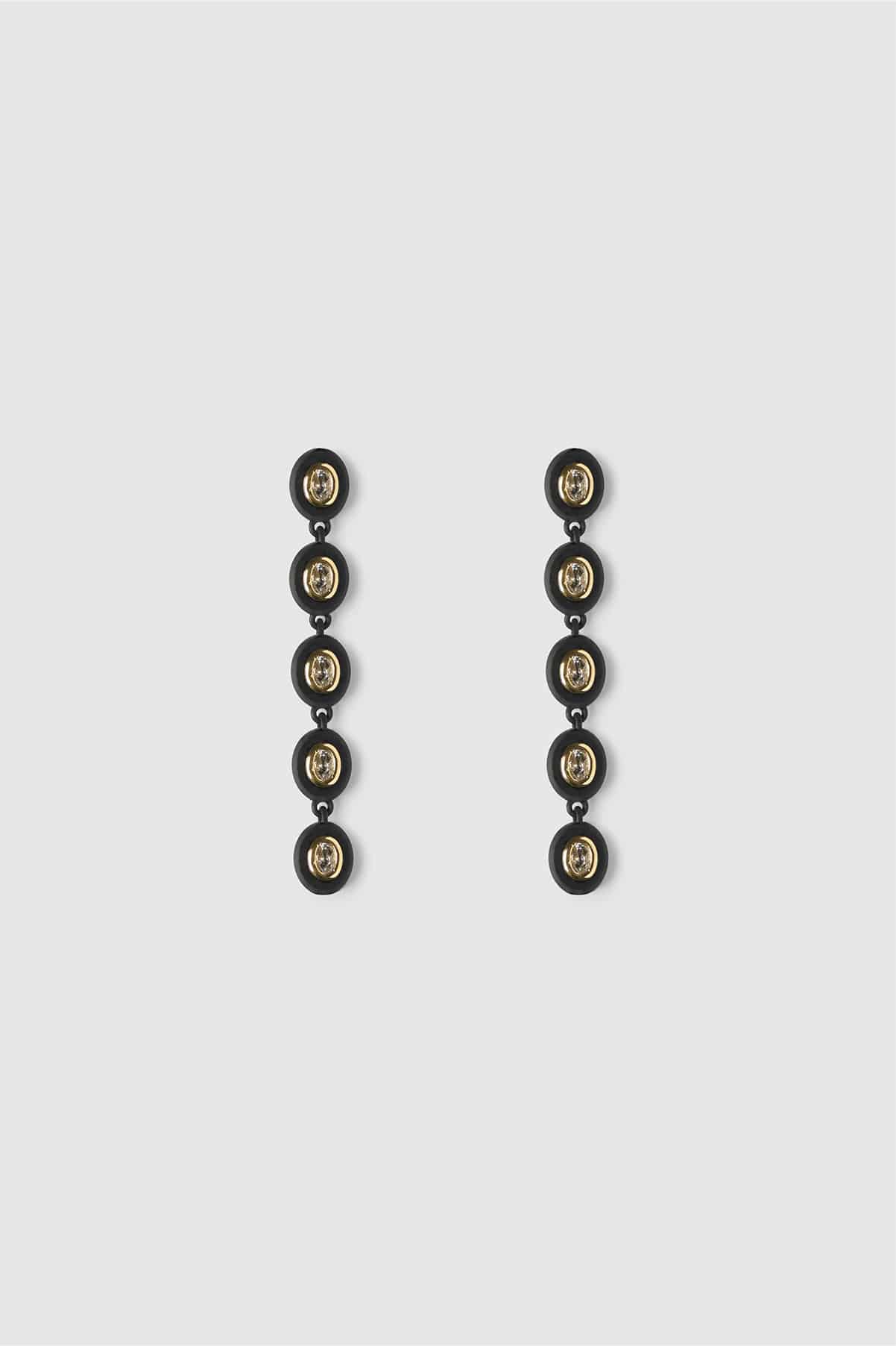 LIQUORICE - L EARRINGS - miniatura 1