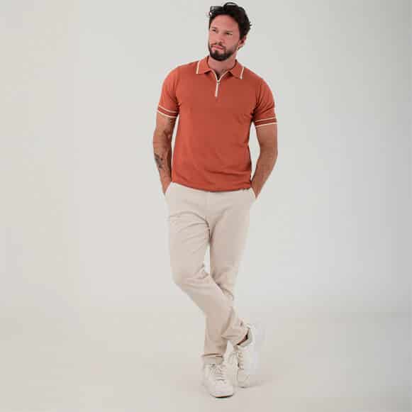 SUETER TIPO POLO MODA TEJIDO HOMBRE - miniatura 11