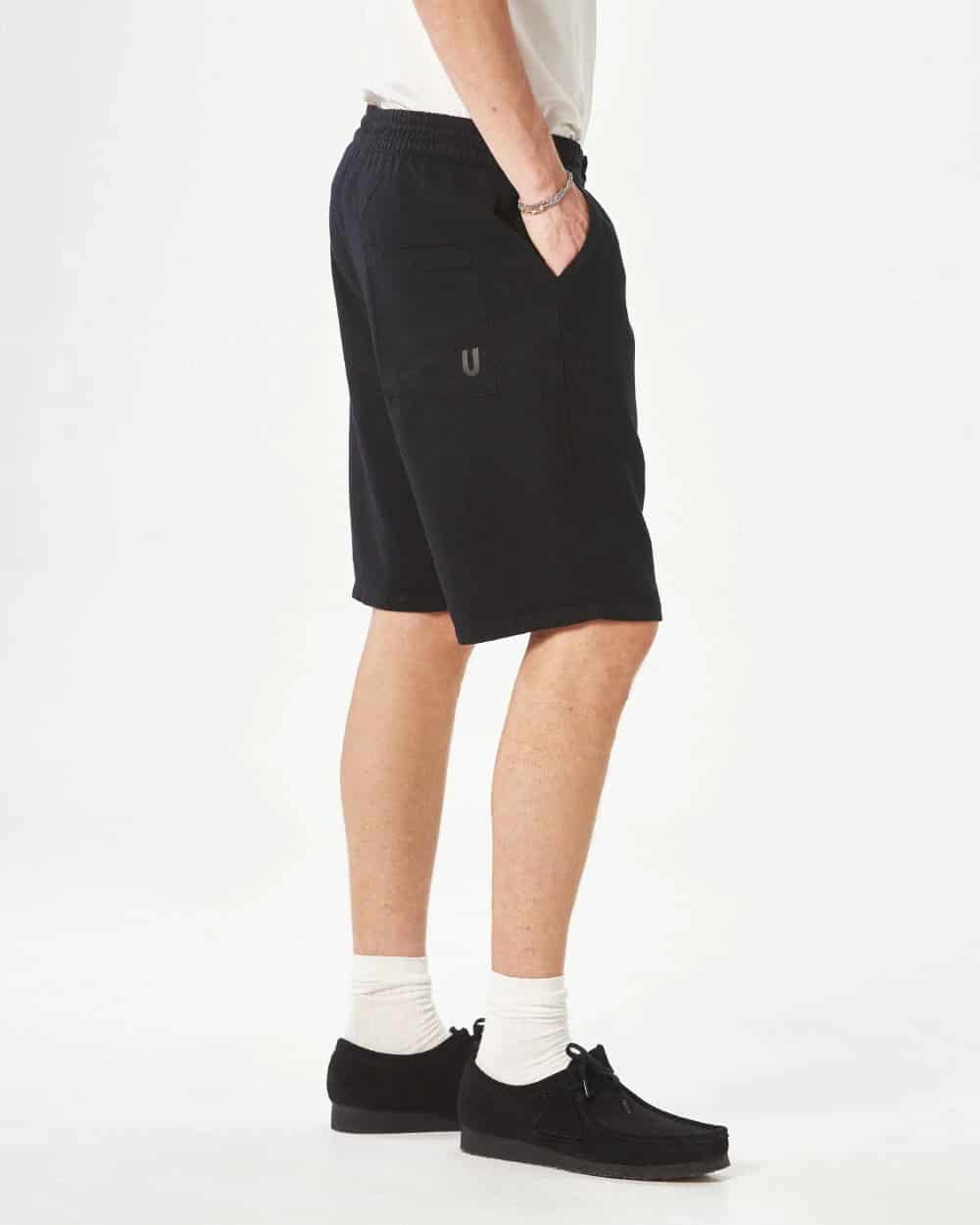 BLACK STATIONARY SHORTS - miniatura 6