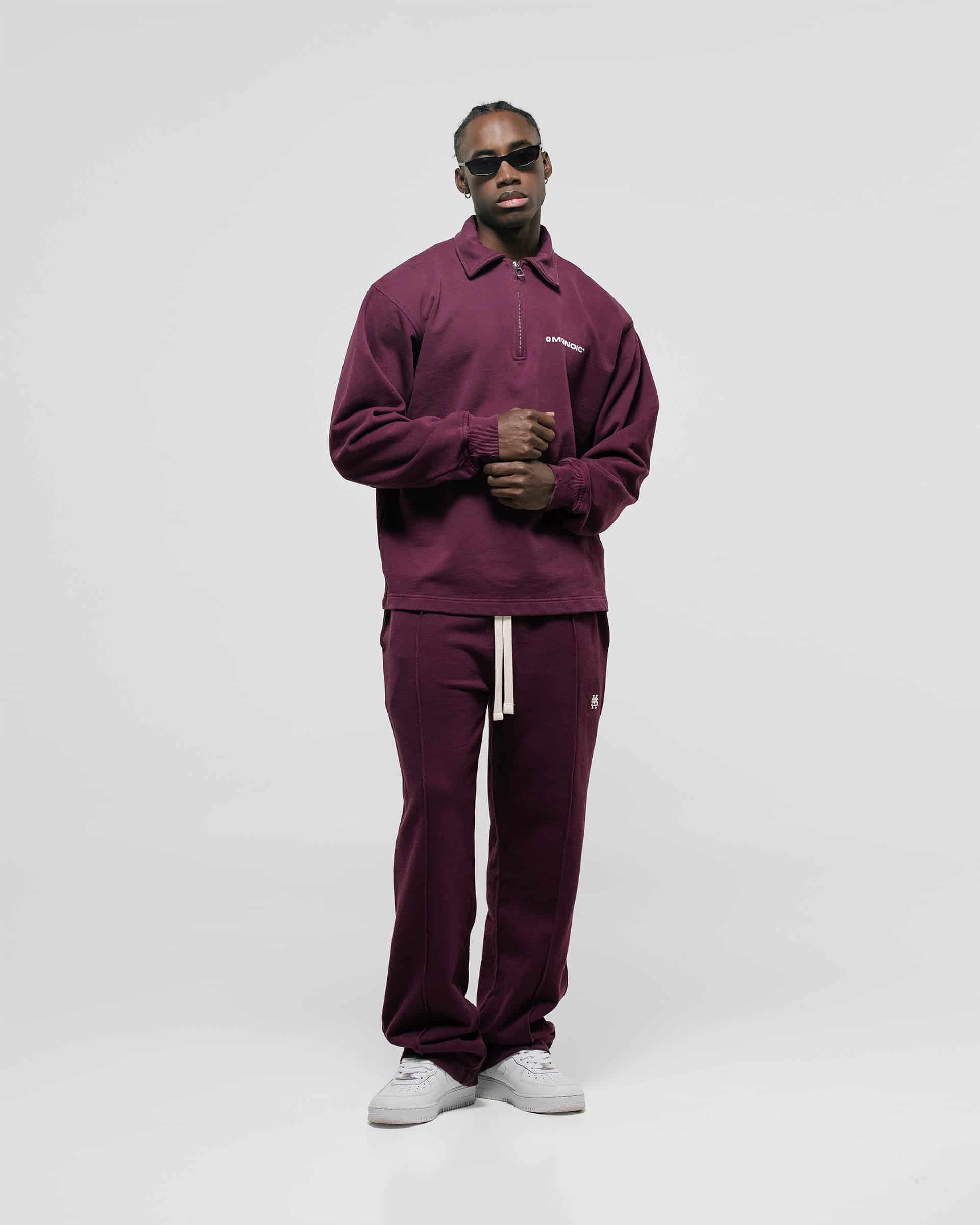 Quarter Zip V3 - Burgundy - miniatura 5