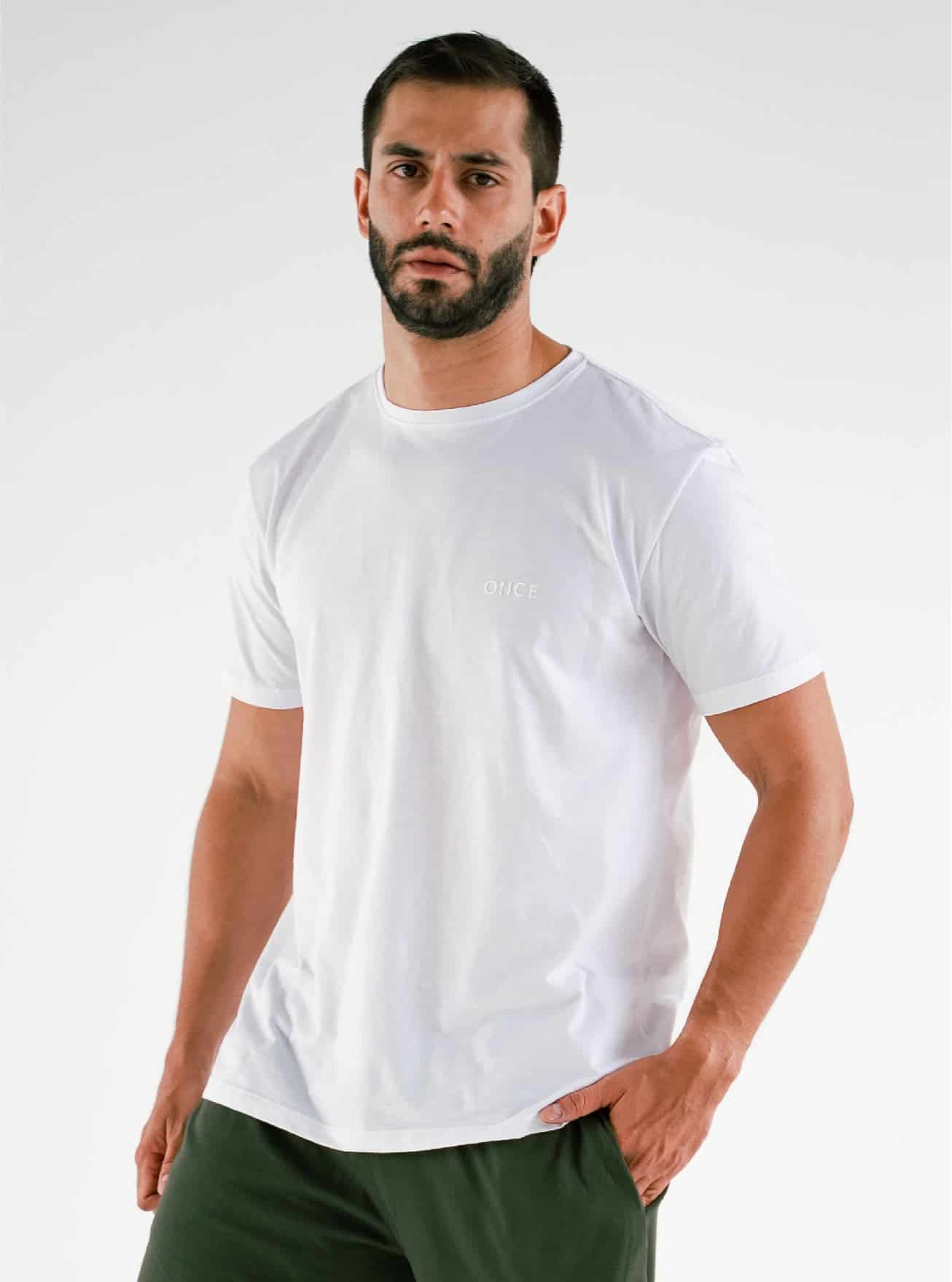 Camiseta de Hombre blanca - miniatura 3