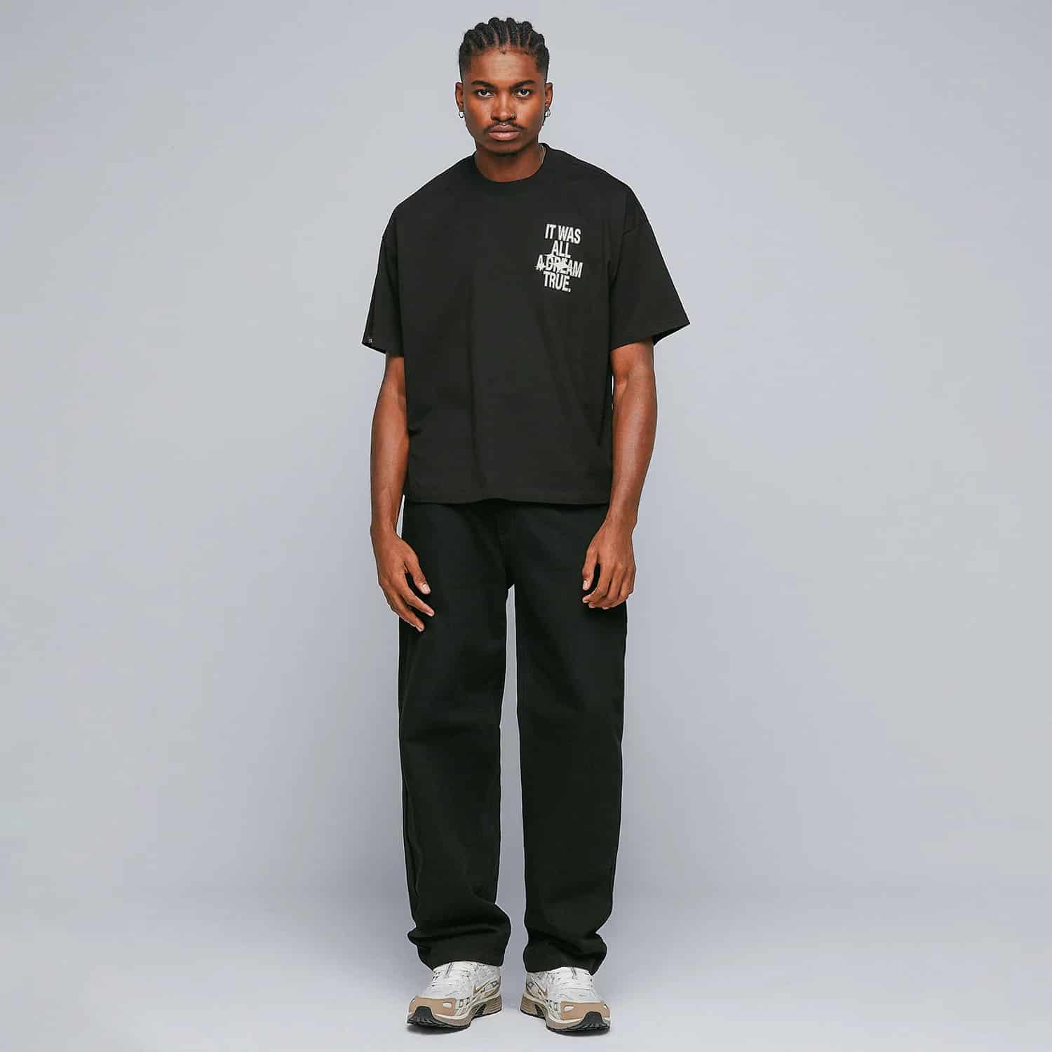 Dreams Boxy Tee - Black - miniatura 13