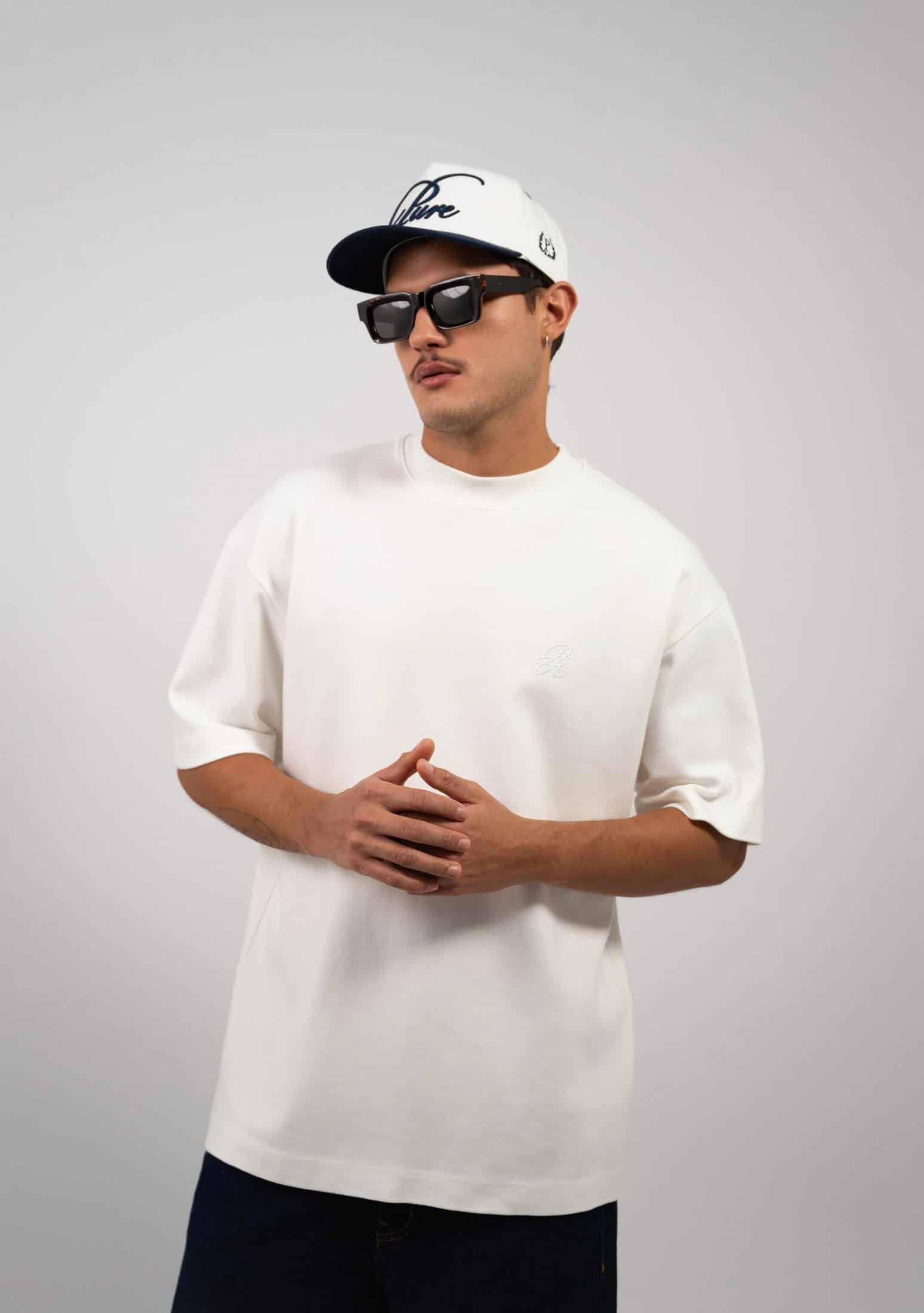White Logo T-Shirt - miniatura 1