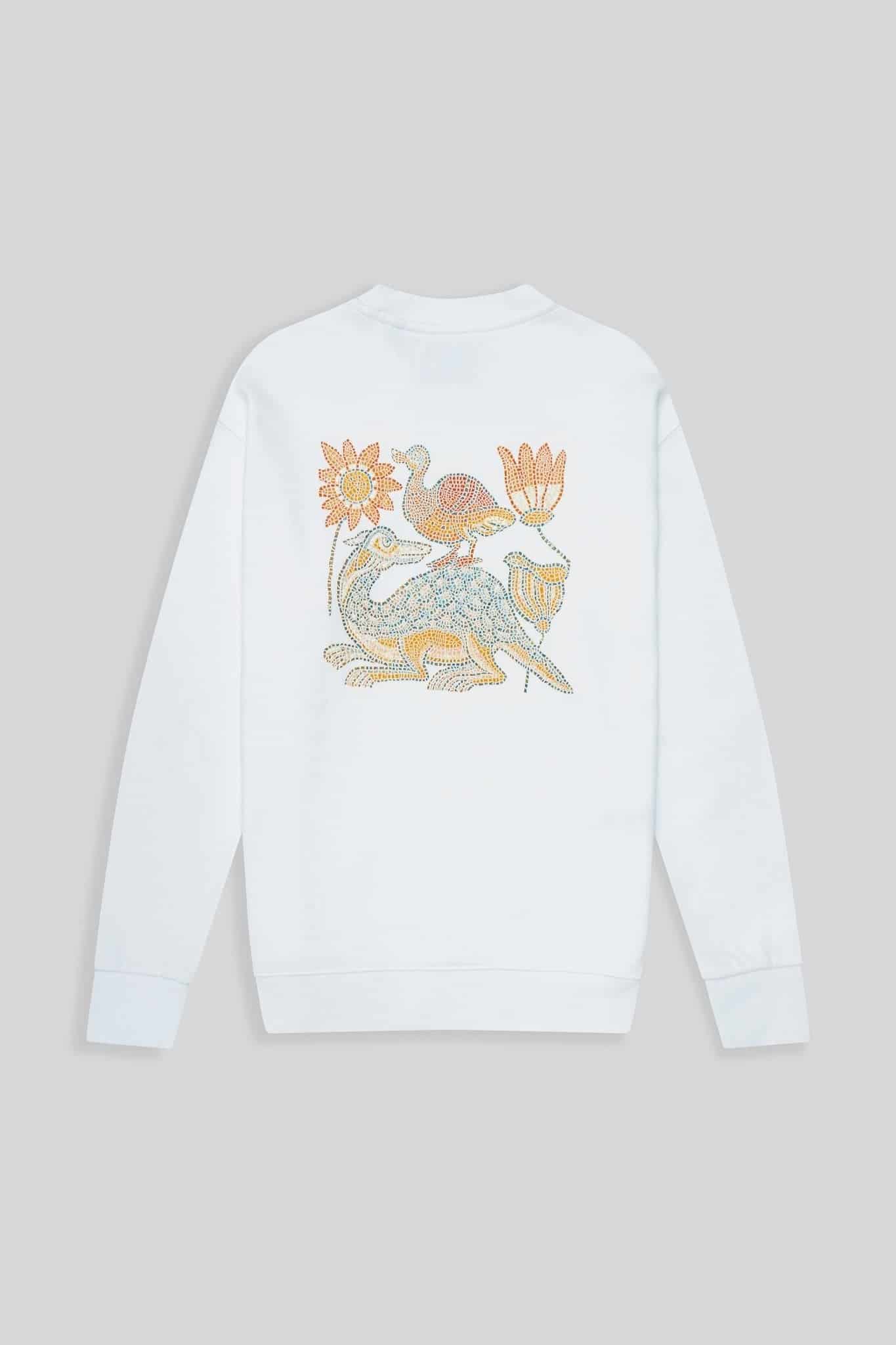 Men's san vitale sweatshirt white - miniatura 1