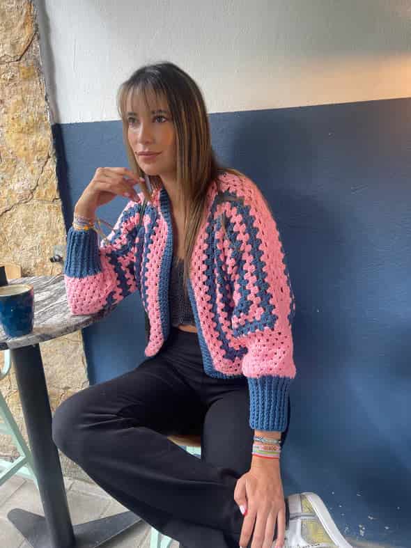 Amanecer Boreal - Crocheted Cardigan (pre-order) - miniatura 6