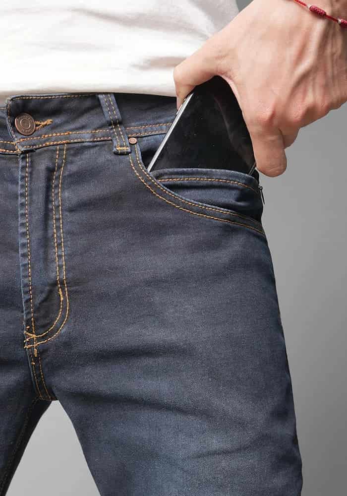 Jean para Hombre Azul Oscuro con Dirty - miniatura 3
