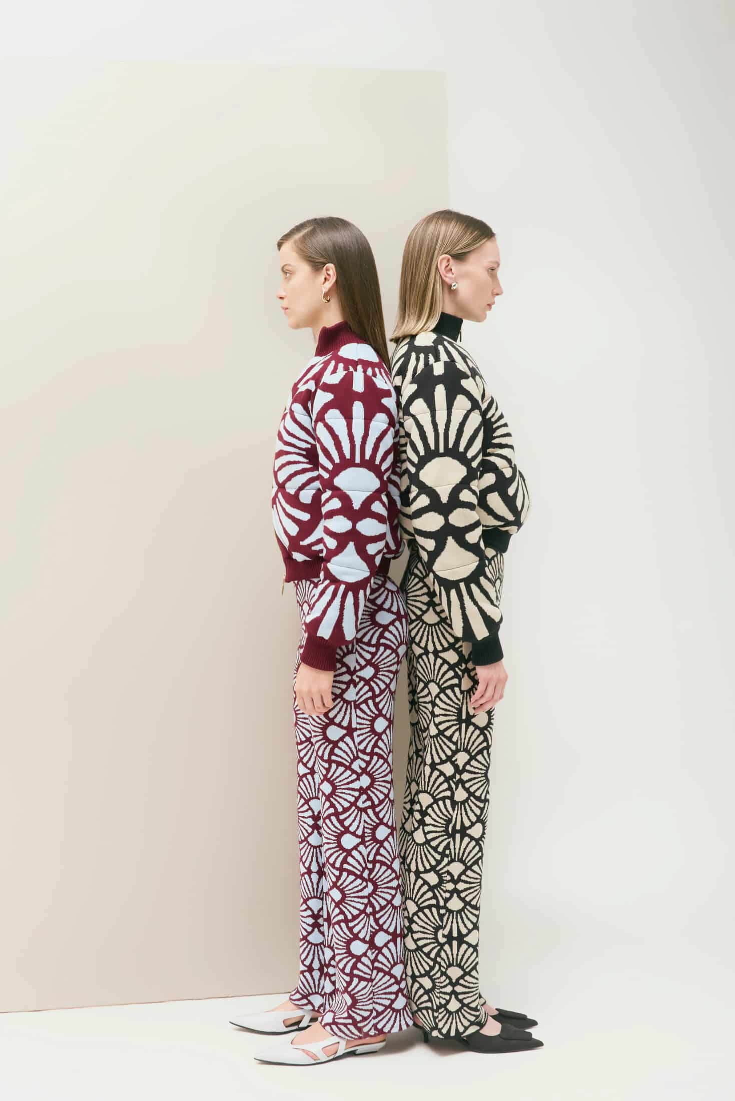 Bomber Jacket Venus Vinotinto-Celeste - miniatura 6