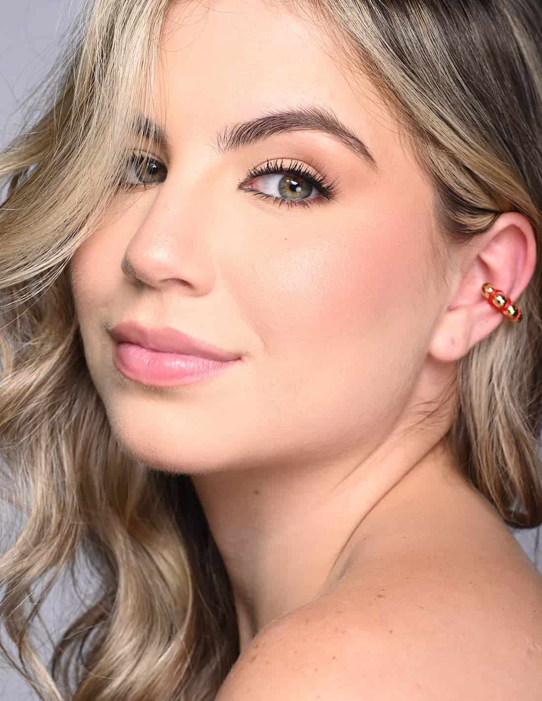 Ear Cuff Cloud Rojo - miniatura 2