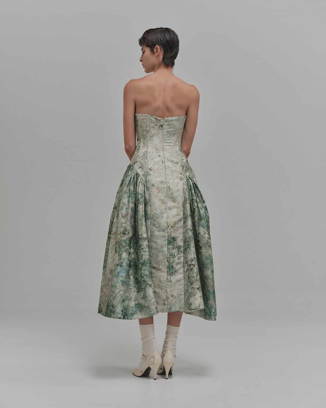 "BEGONIA" MIDI DRESS - miniatura 4