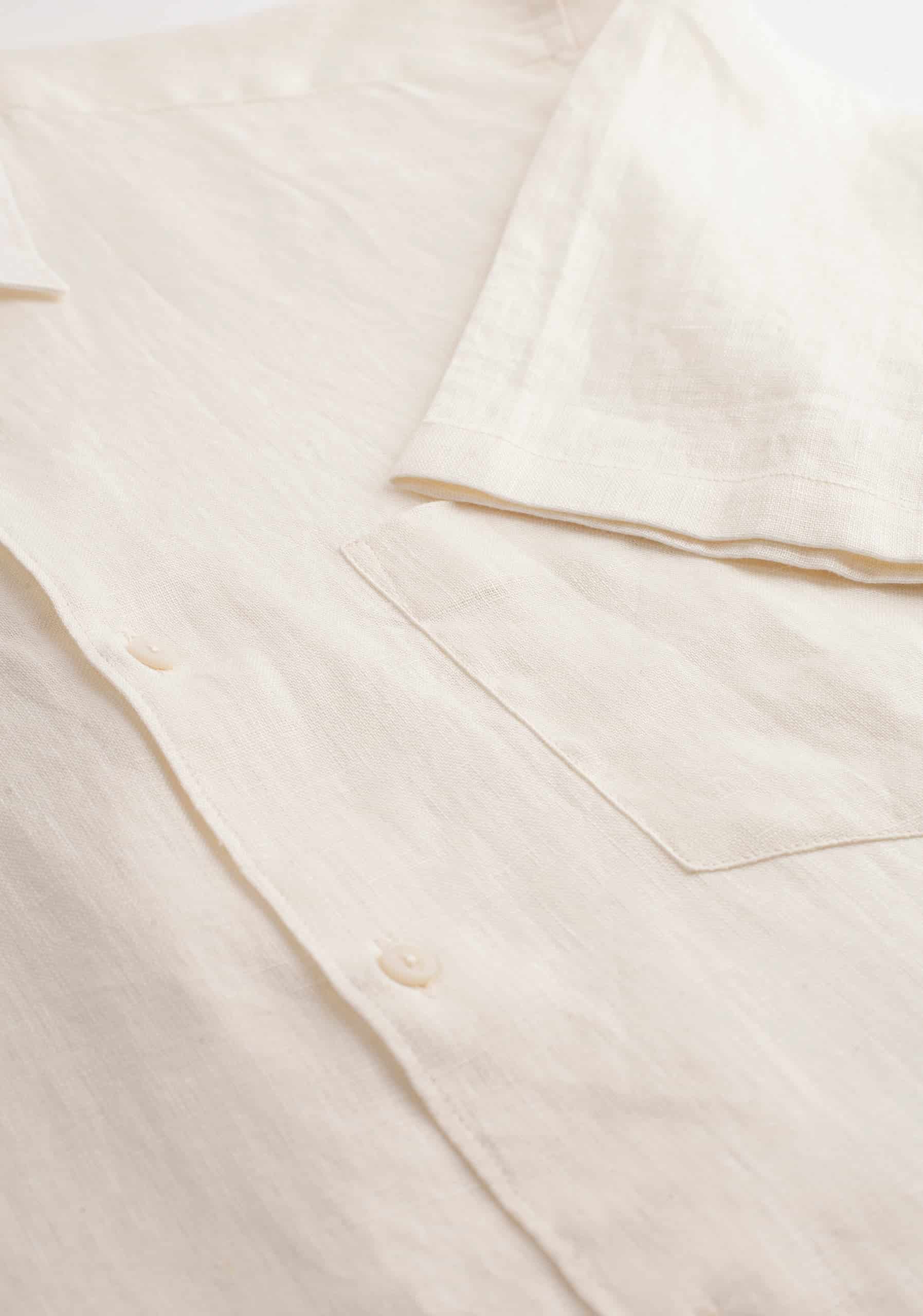 Camisa H Harlem Unicolor Marfil - miniatura 2