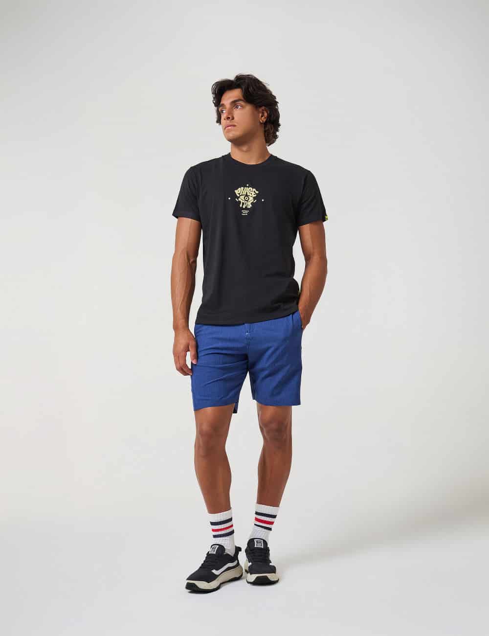 Camiseta Regular Fit Phase Trip negro Hombre - miniatura 11