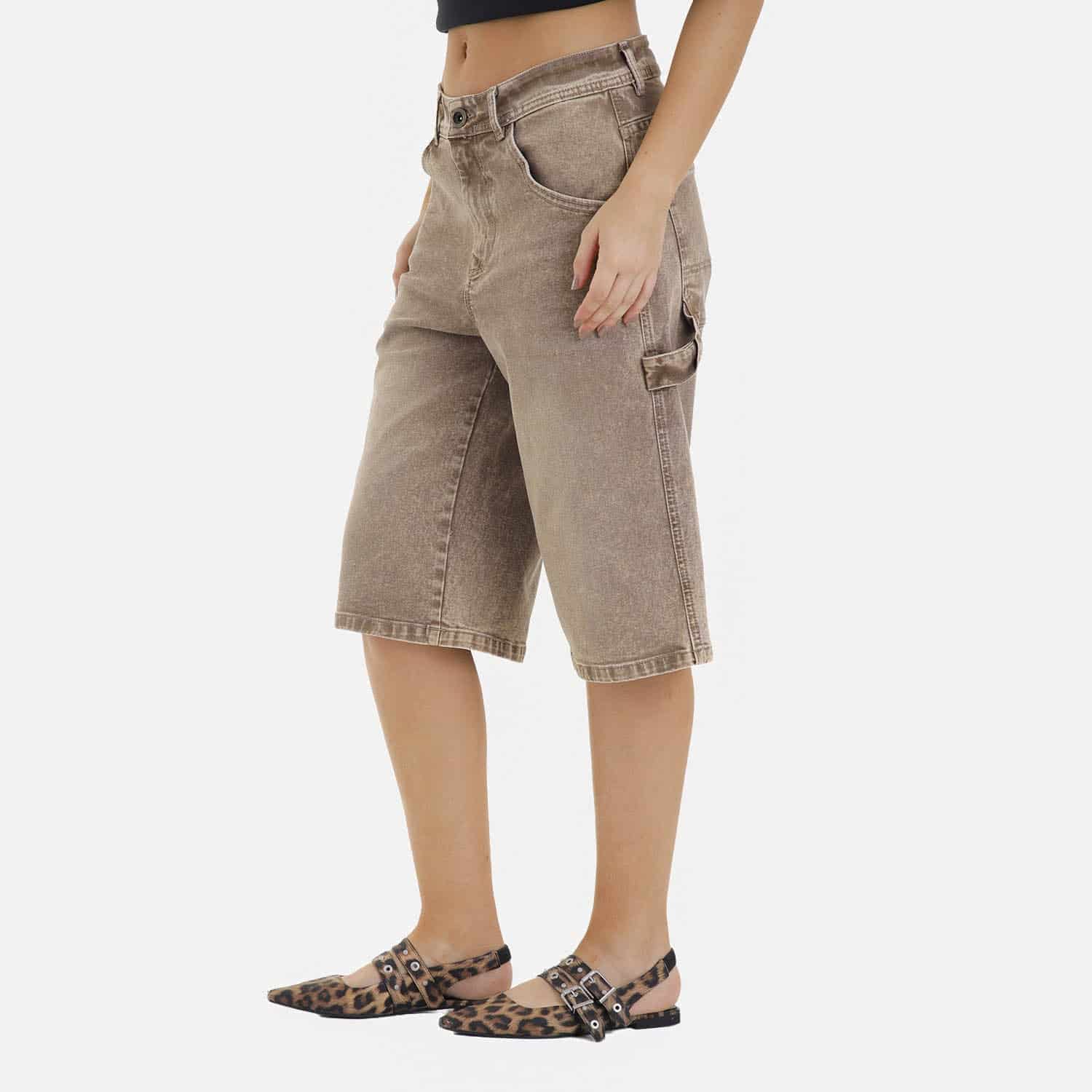 Classic Fit Jort Mocca - miniatura 9