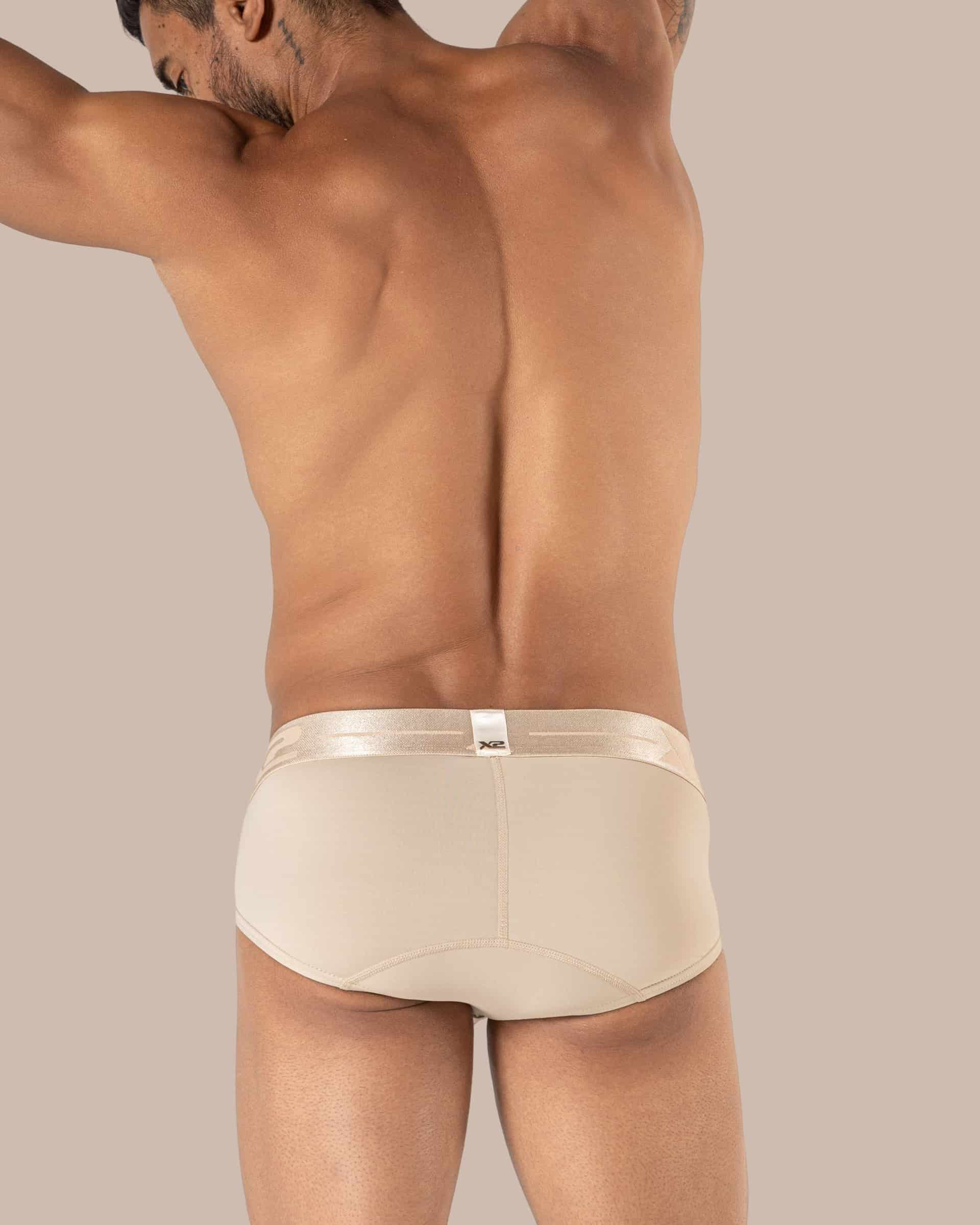 Brief Monumental Nylon Beige X2 - miniatura 2
