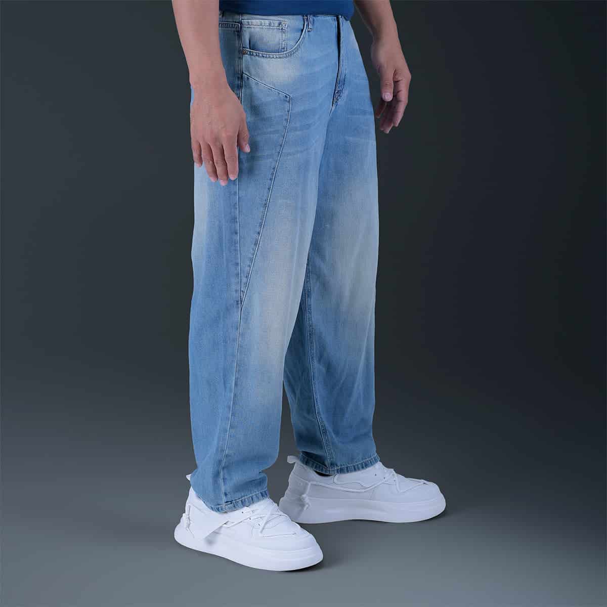 Jeans Azul Regular Baggy - miniatura 3