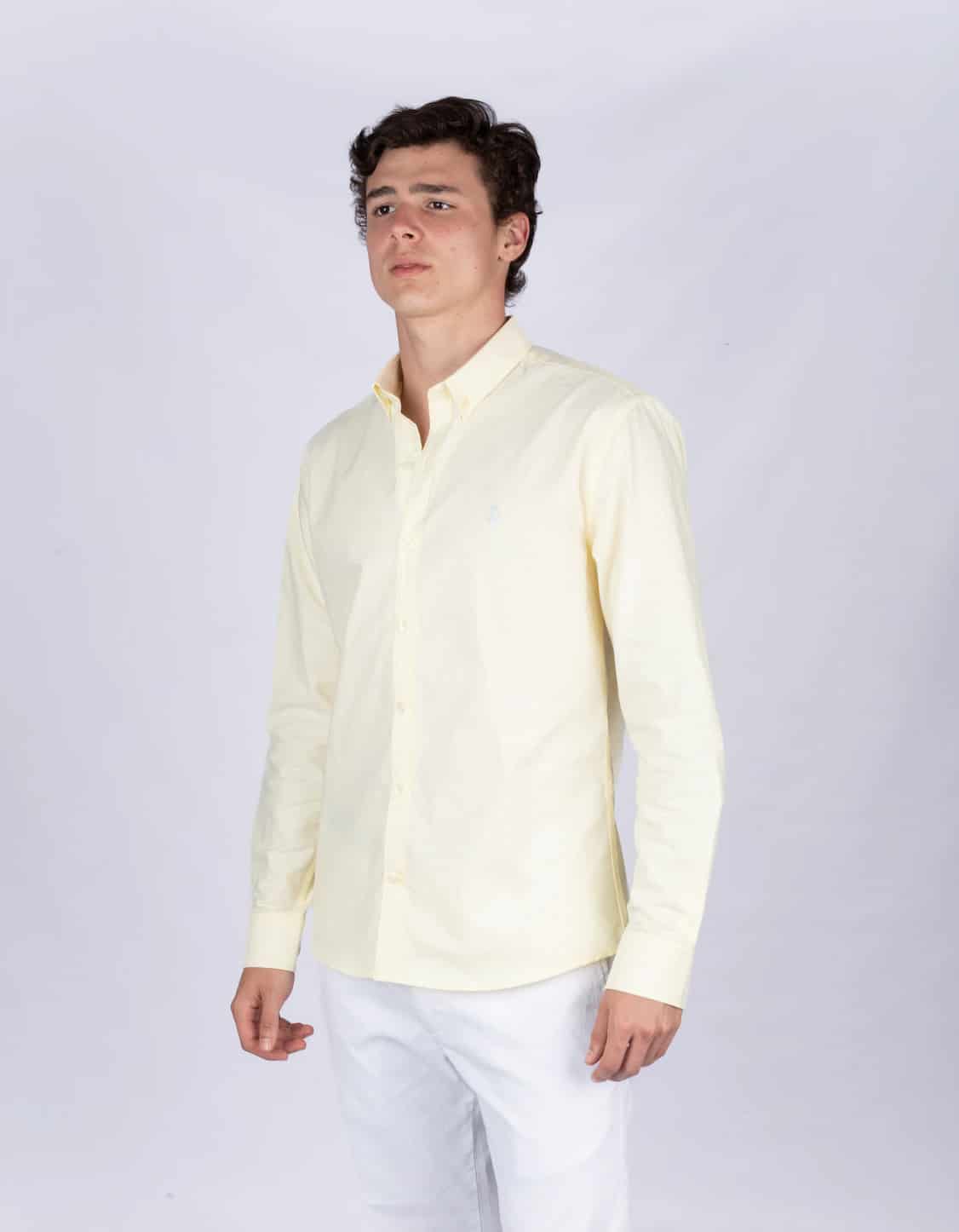 Camisa Oxford Amarilla - miniatura 2