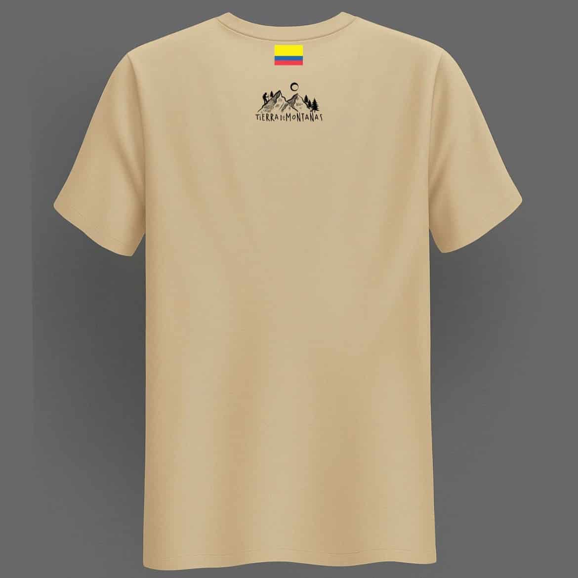 Camiseta Beige Unisex Logo - miniatura 2