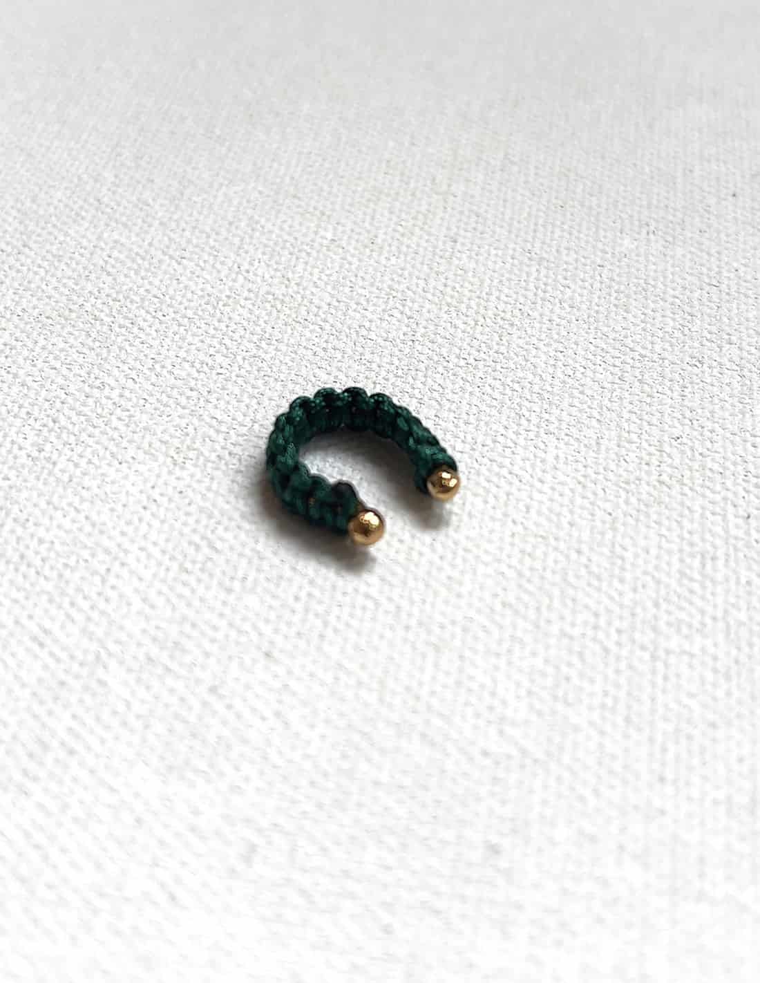 Ear Cuff Luna Creciente Oil Green - miniatura 3