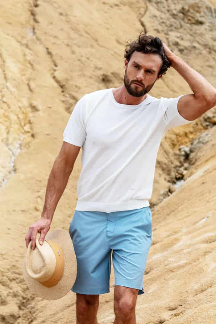 CAMISETA DE PUNTO BLANCA - miniatura 2