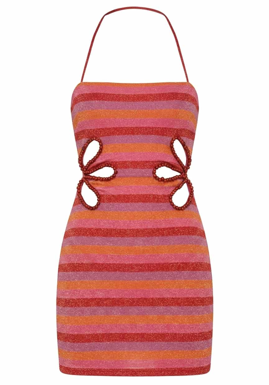 ROSITA DRESS RASPBERRY RAINBOW - miniatura 1