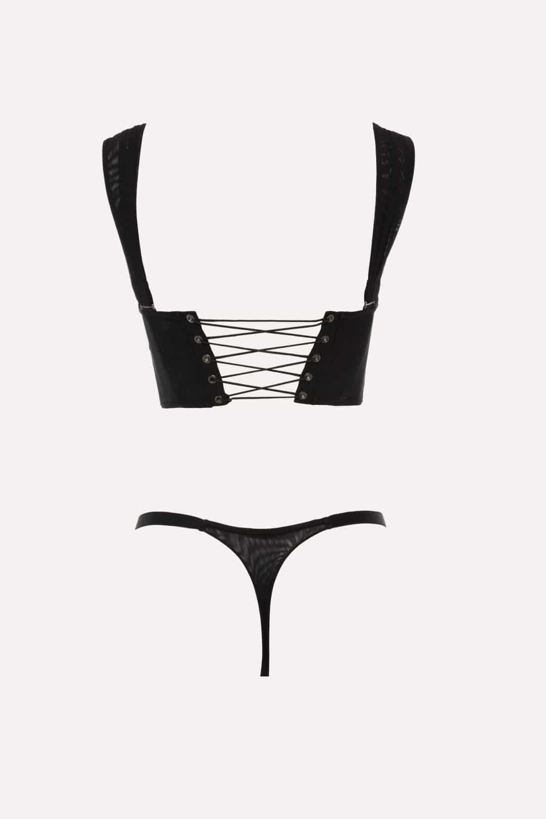 SET CROP TOP AISA NEGRO - miniatura 4