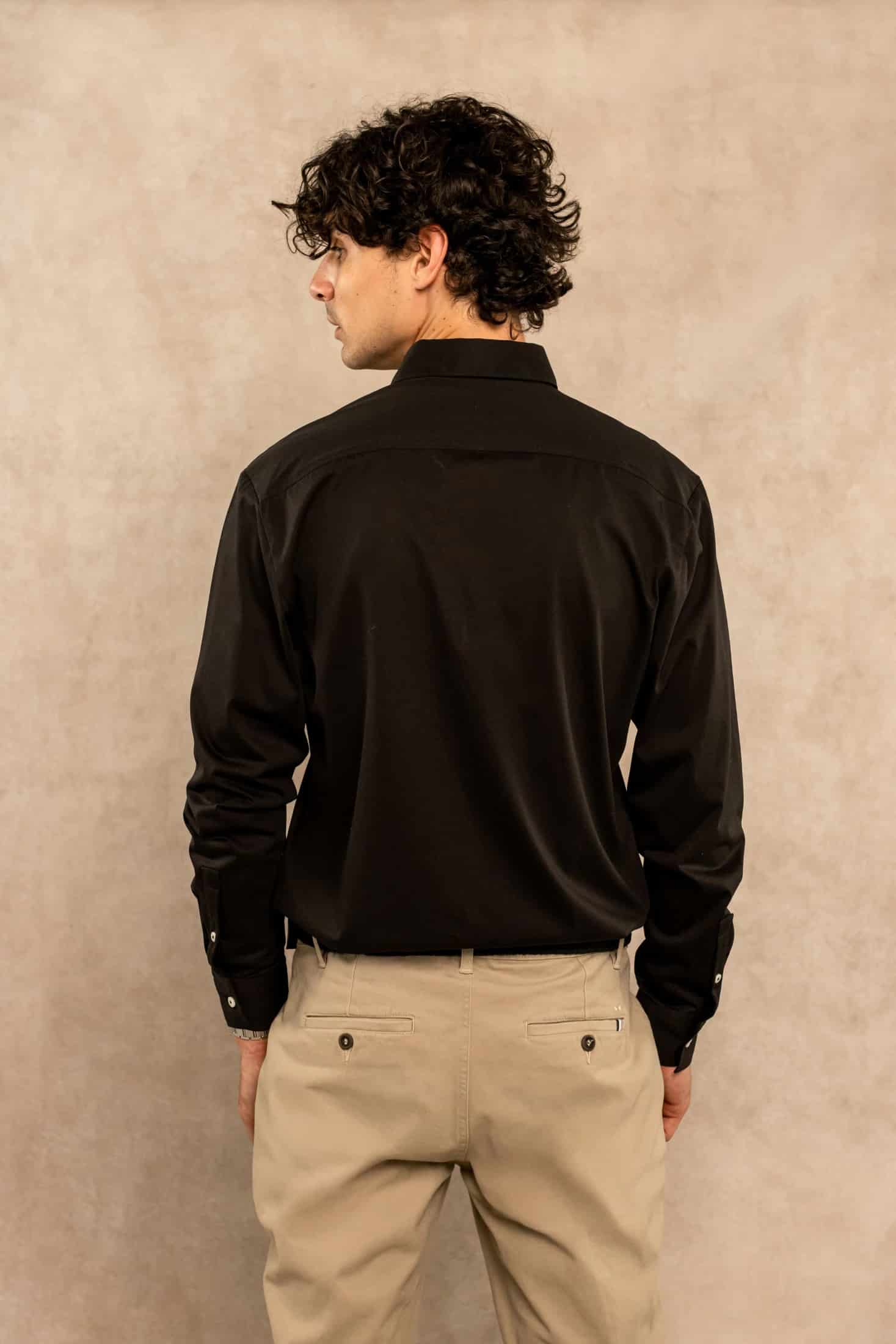 Camisa Jersey Negra - miniatura 4
