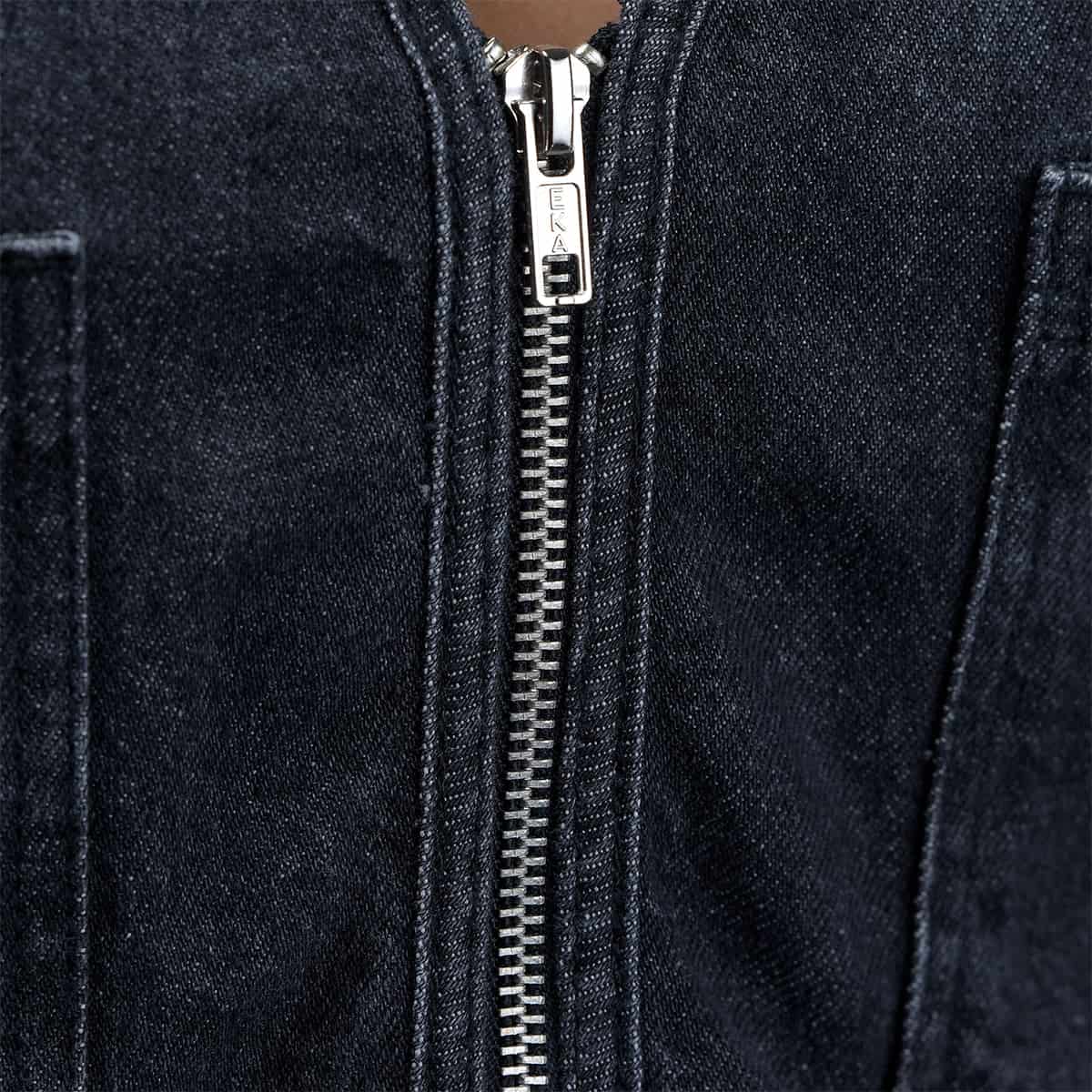 Chaleco Denim Gris Mujer - miniatura 8