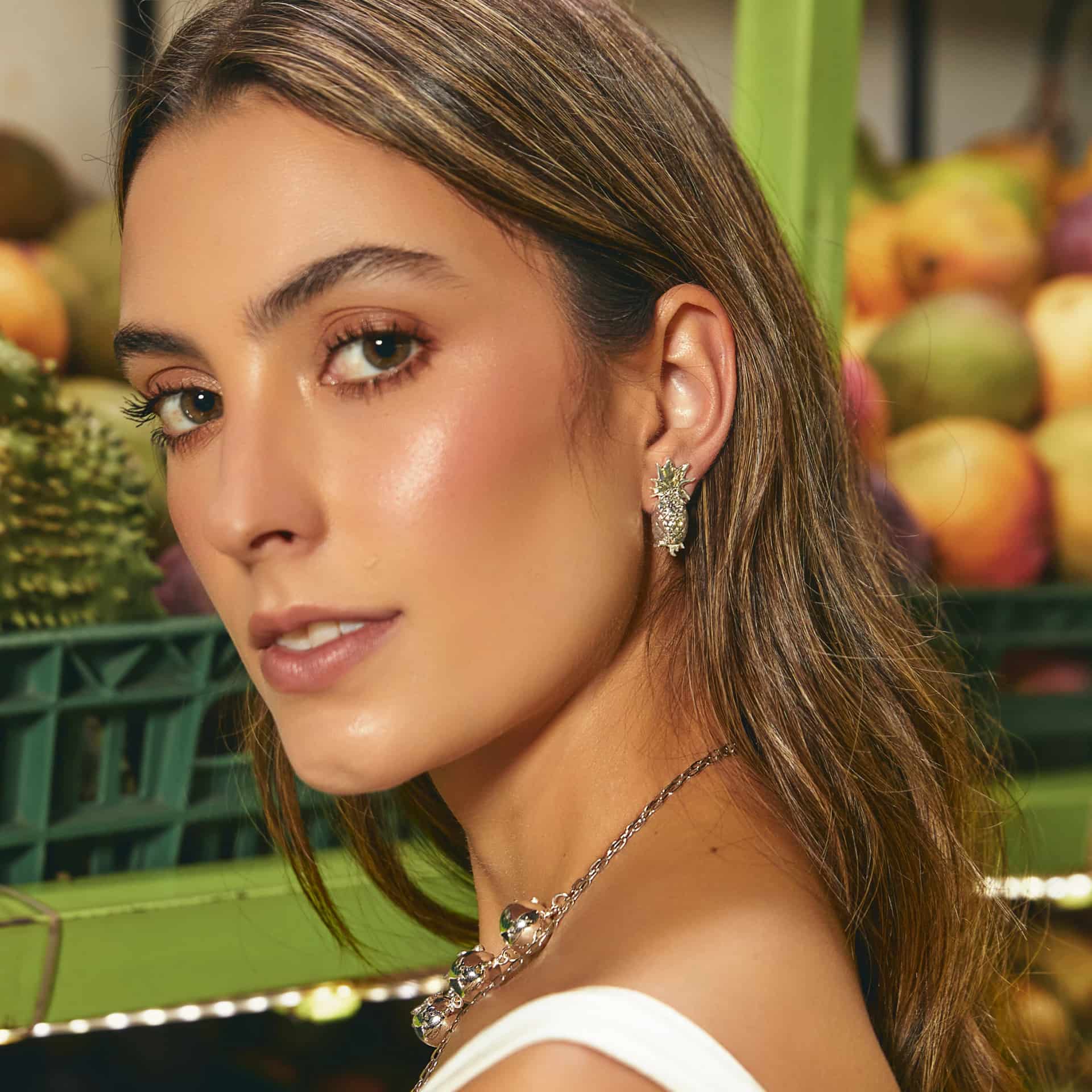 Aretes de piña - miniatura 1