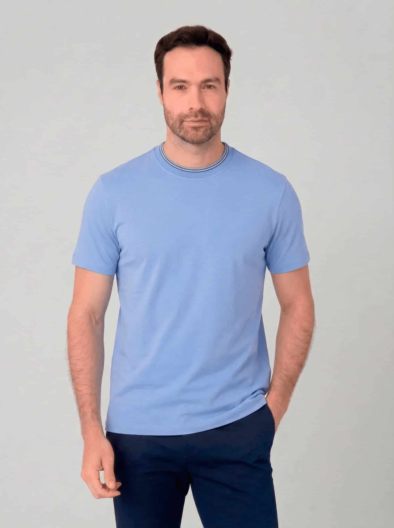 Camiseta cuello redondo para hombre Jon Sonen 020325006 - miniatura 2