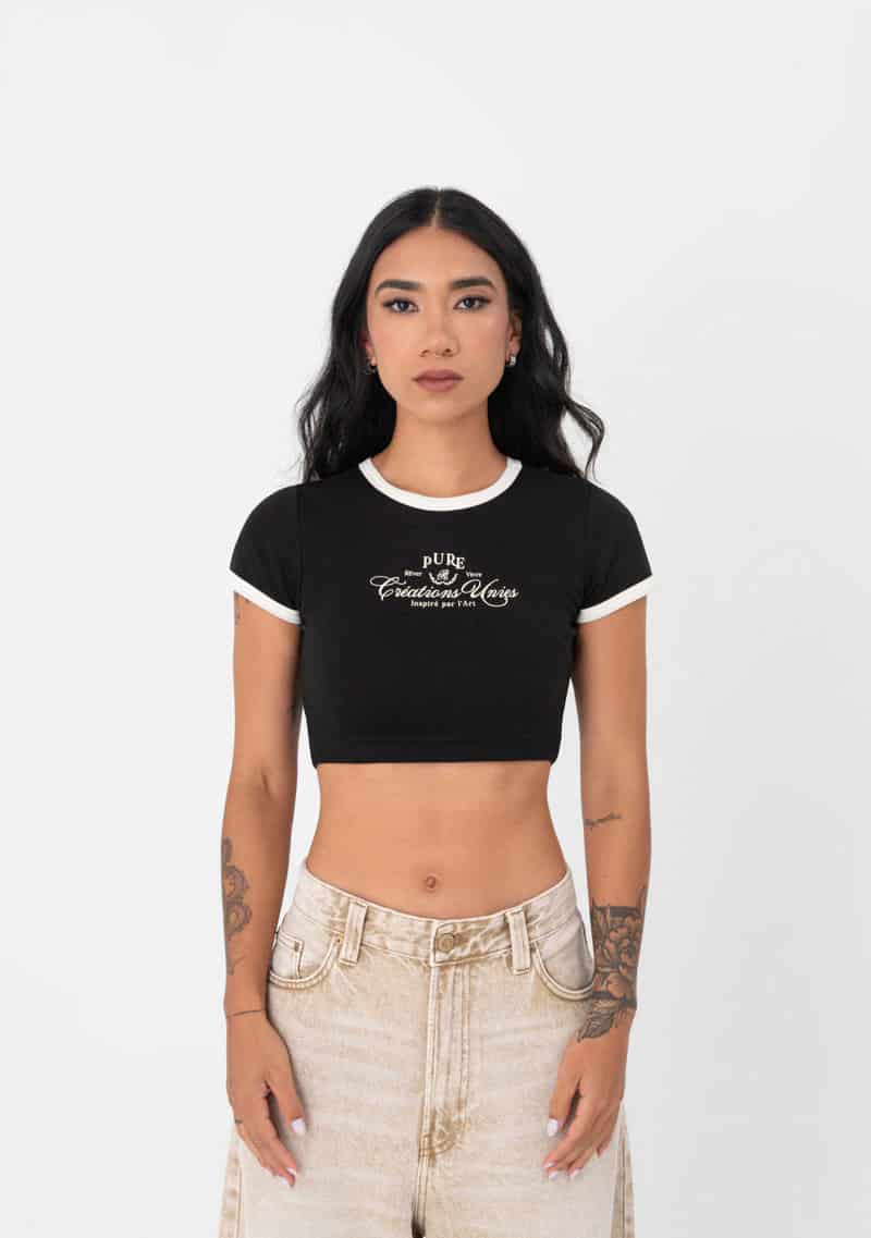 Atelier Black & White Crop top - miniatura 2