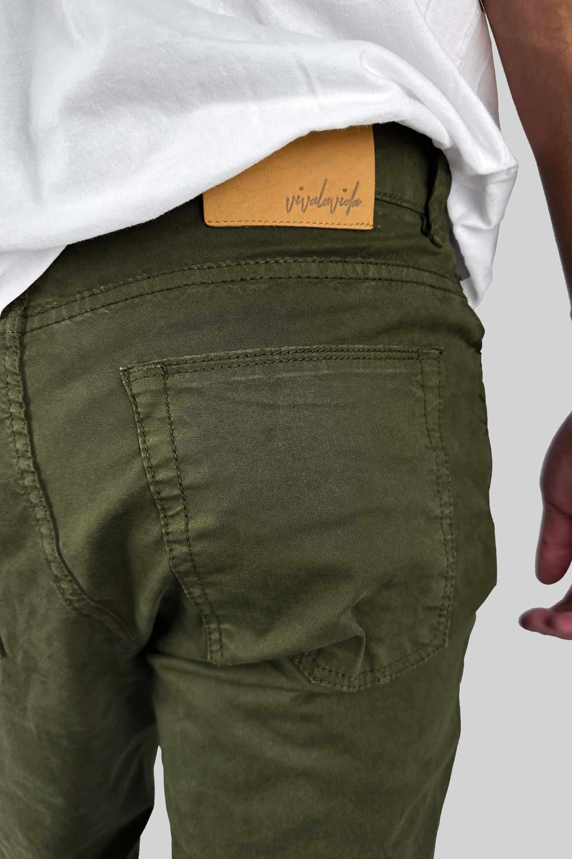 PANTALON 5 BOLSILLOS MILITAR - miniatura 4