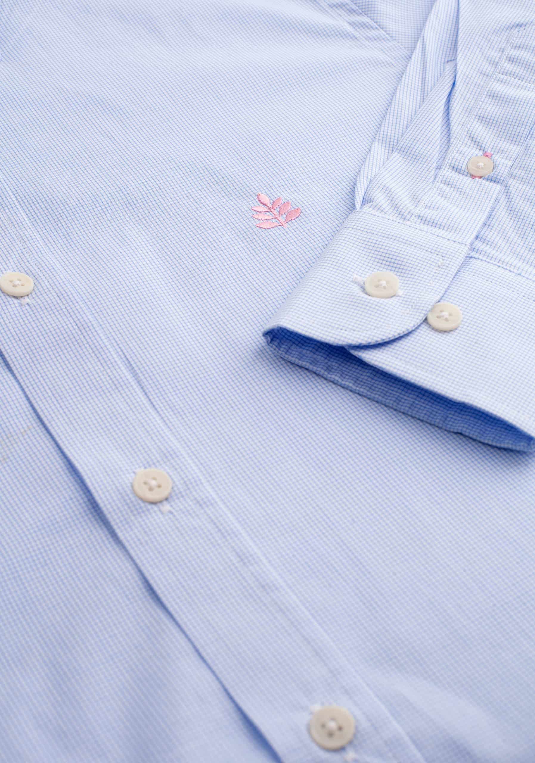 Camisa Cuadros Peq. Azul - Blanco CBD L-Ros - miniatura 2