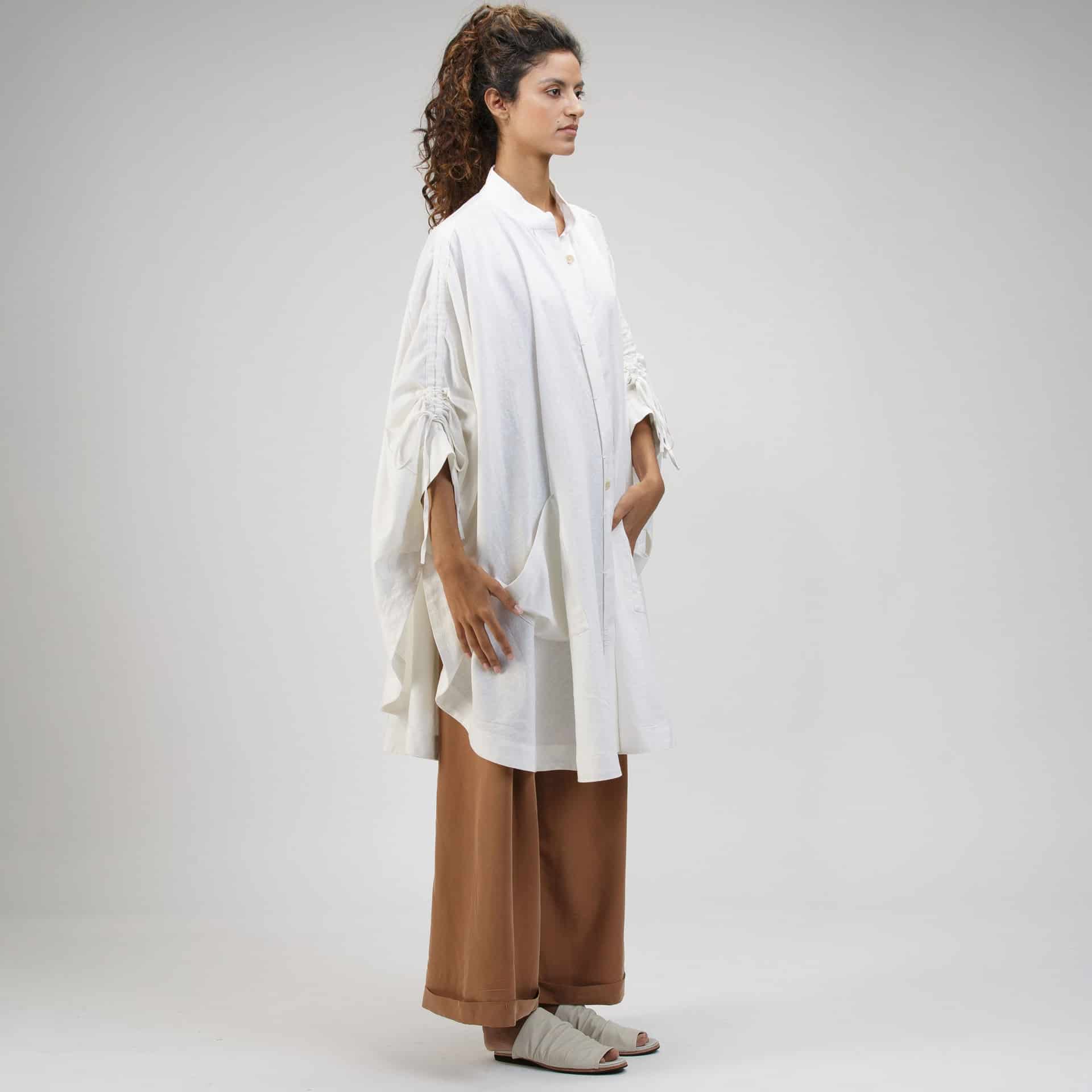 Camisa Circular - Blanca - miniatura 3