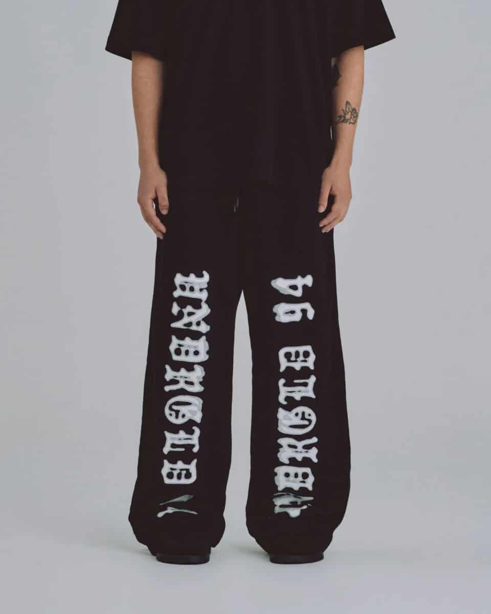 94' UNDRGLD Straight Pants Black - miniatura 9