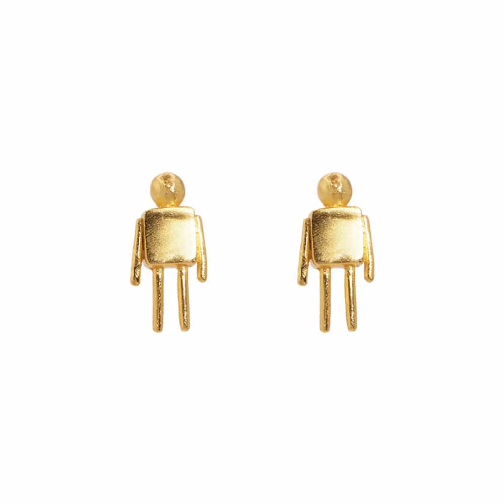 Aretes Robot Mini - miniatura 1