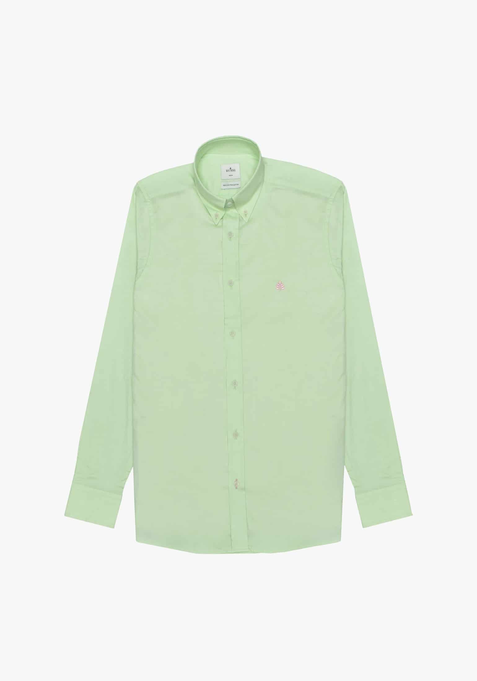 Camisa Verde Manzana Cuello Button Down L-Ros - miniatura 1