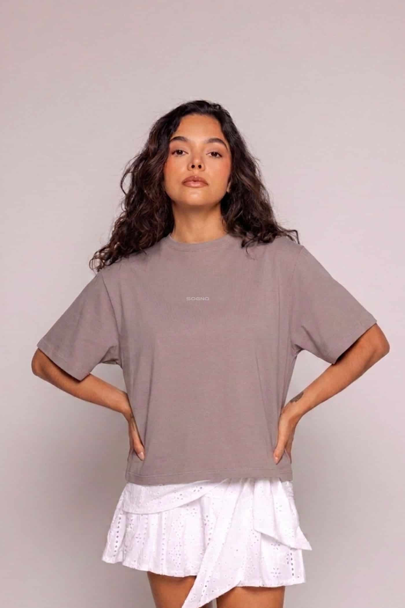 Camiseta Boxy Motion-Gris - miniatura 1