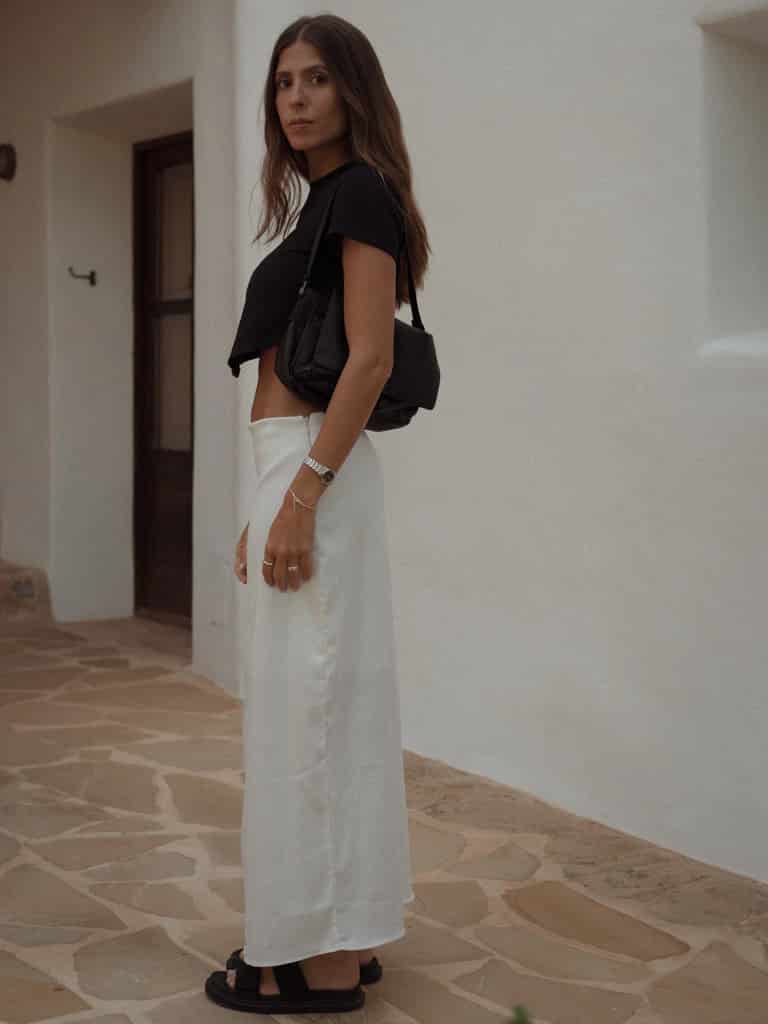 LONG CORE SKIRT  - SOFT WHITE - miniatura 6