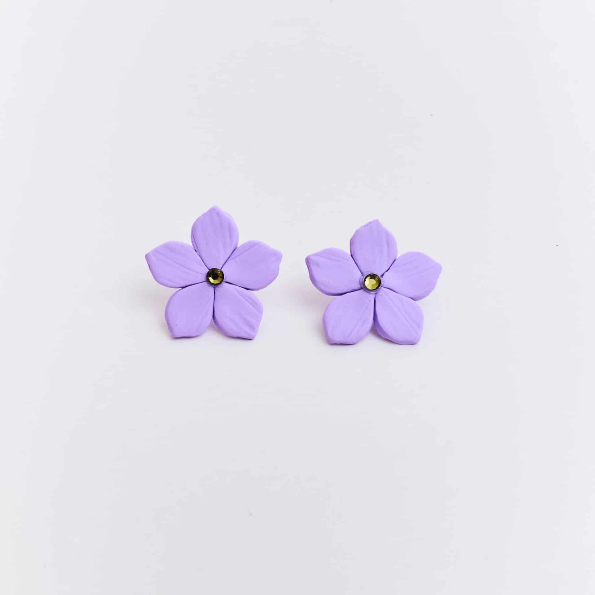 Aretes Flor de Ocobo Mini - miniatura 2